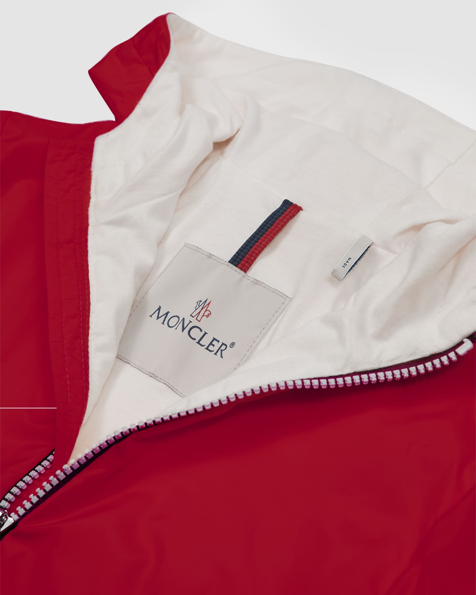 Moncler Boy's New-Urville Tri Stripe Jacket, Size 8-14 | Neiman Marcus