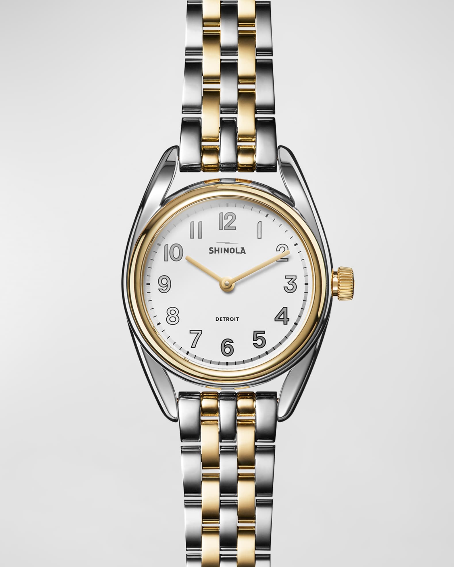Shinola Derby Two Tone Bracelet Watch 30mm Neiman Marcus
