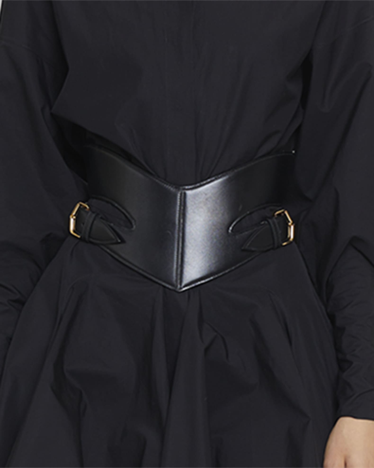 ALAIA Crossed Leather Belt | Neiman Marcus