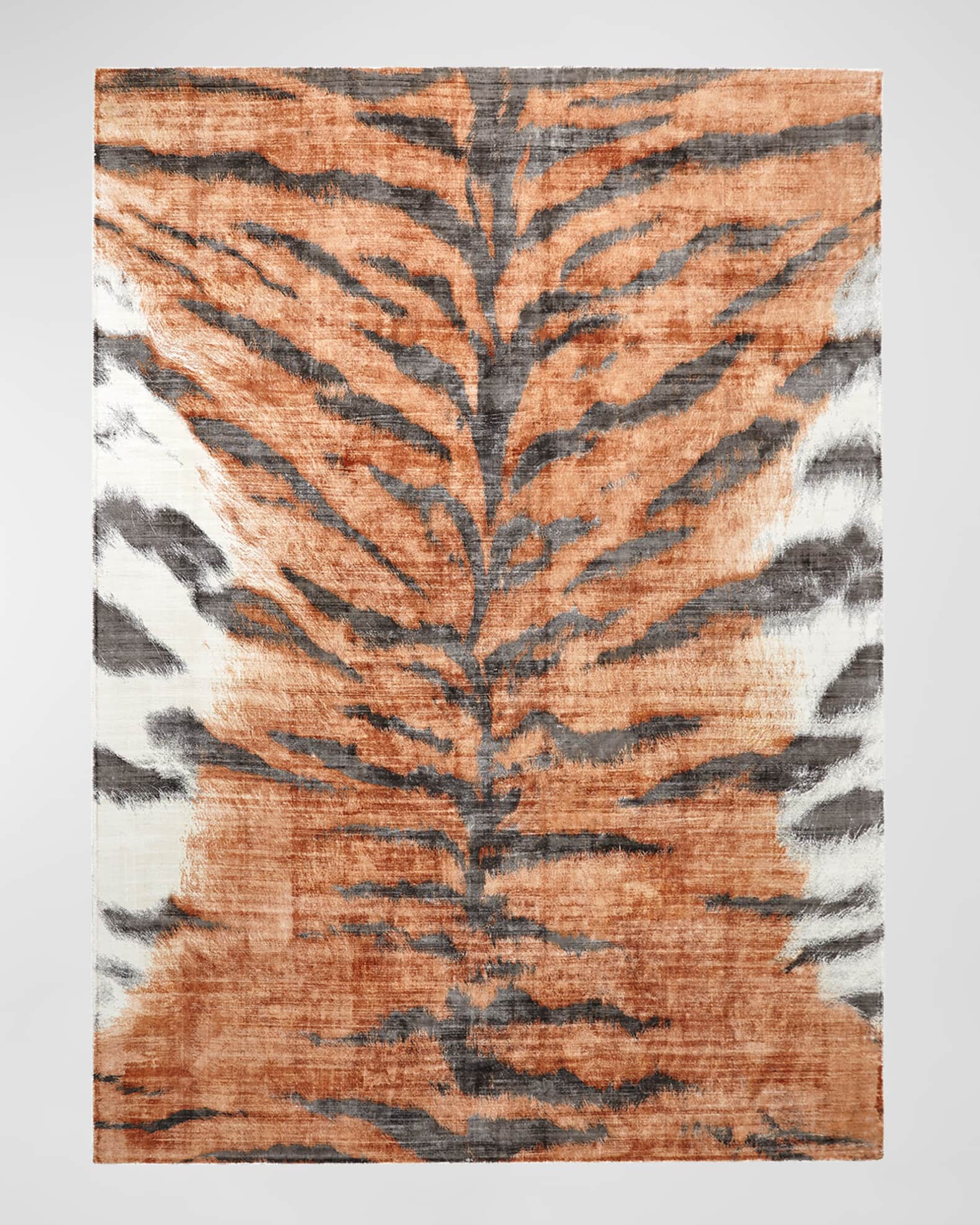 Tiger Stripe Hand-Woven Rug 1