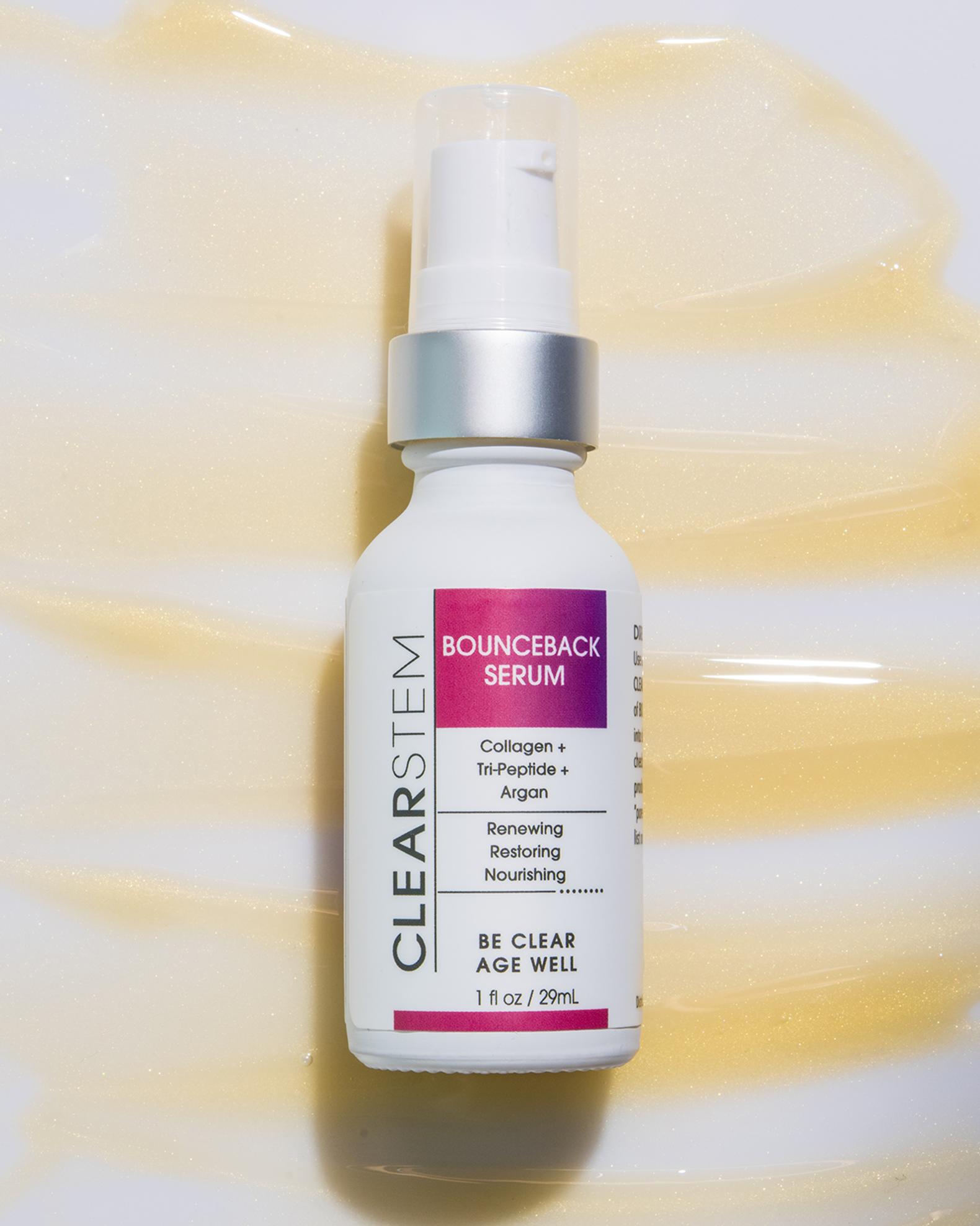 CLEARSTEM Skincare BOUNCEBACK Triple Peptide Stem Cell Serum For ...