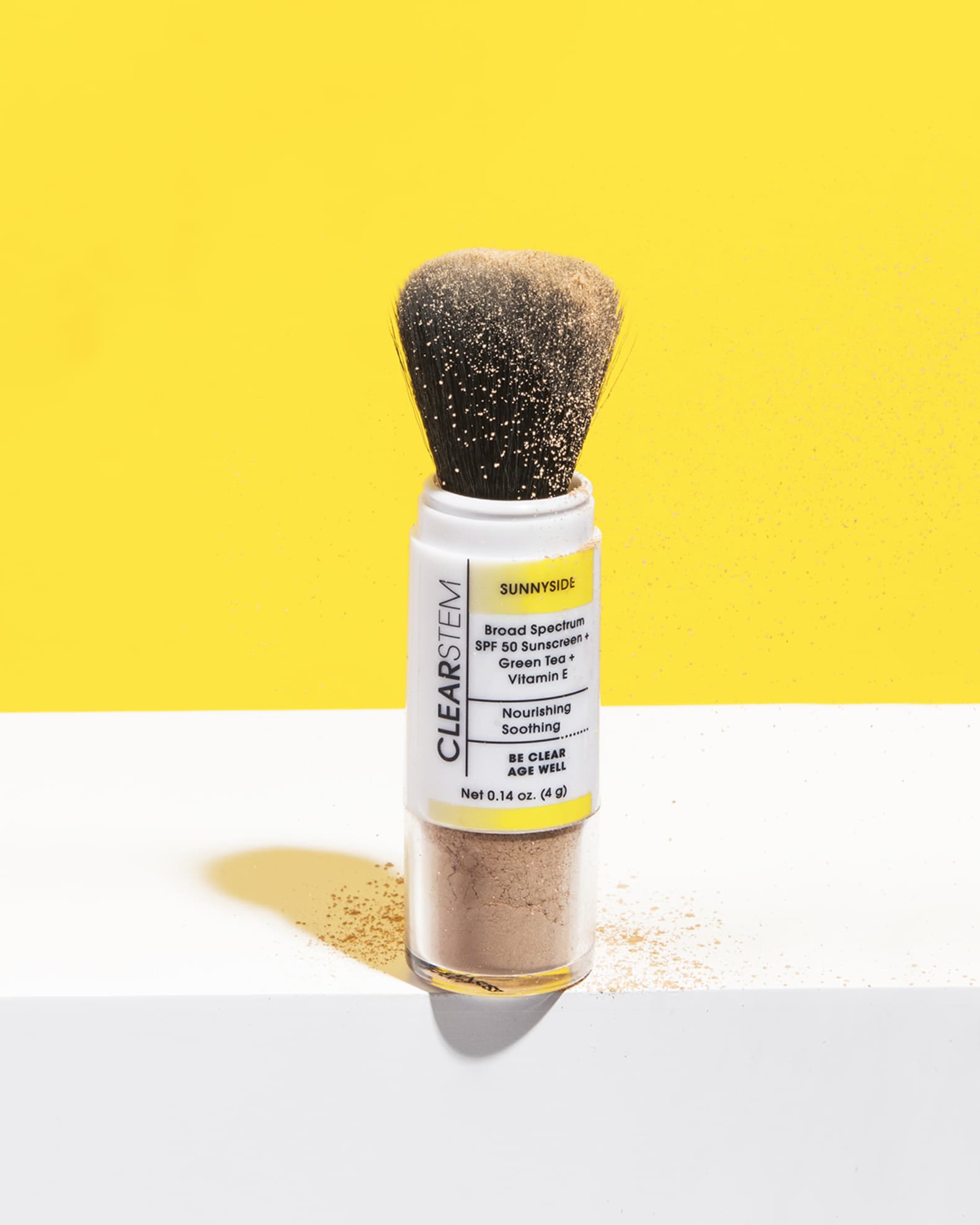 CLEARSTEM Skincare SUNNYSIDE BrushOn Mineral Sunscreen (SPF 50), 0.14