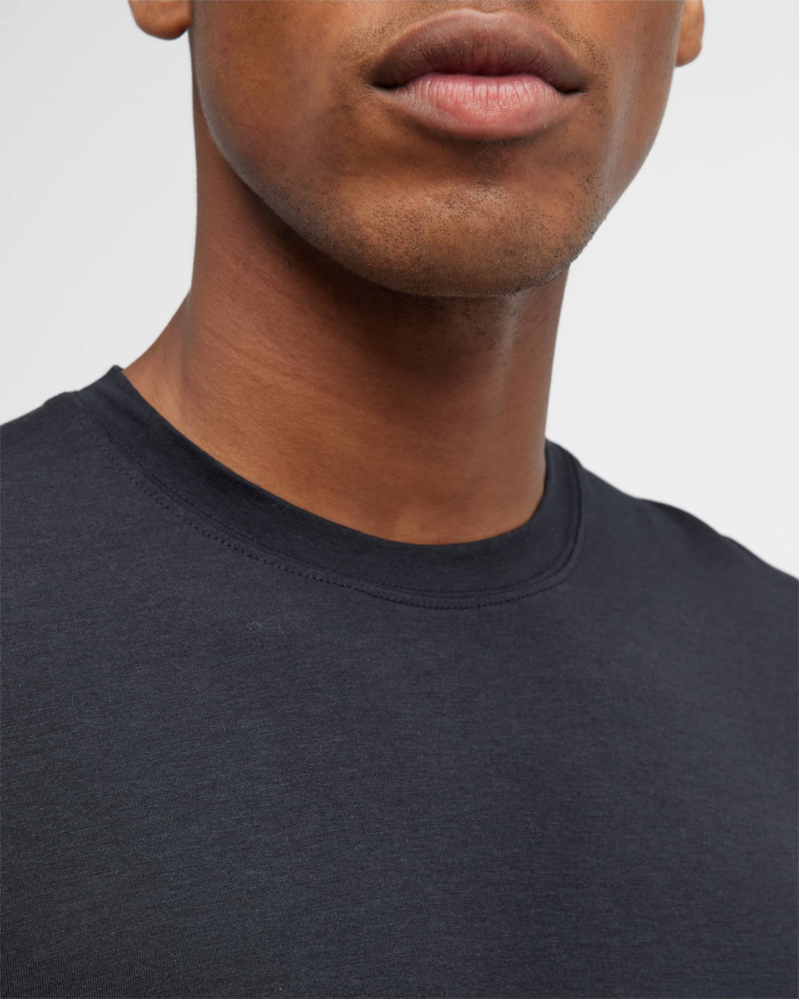 TOM FORD Men's Lyocell-Cotton Crewneck T-Shirt | Neiman Marcus