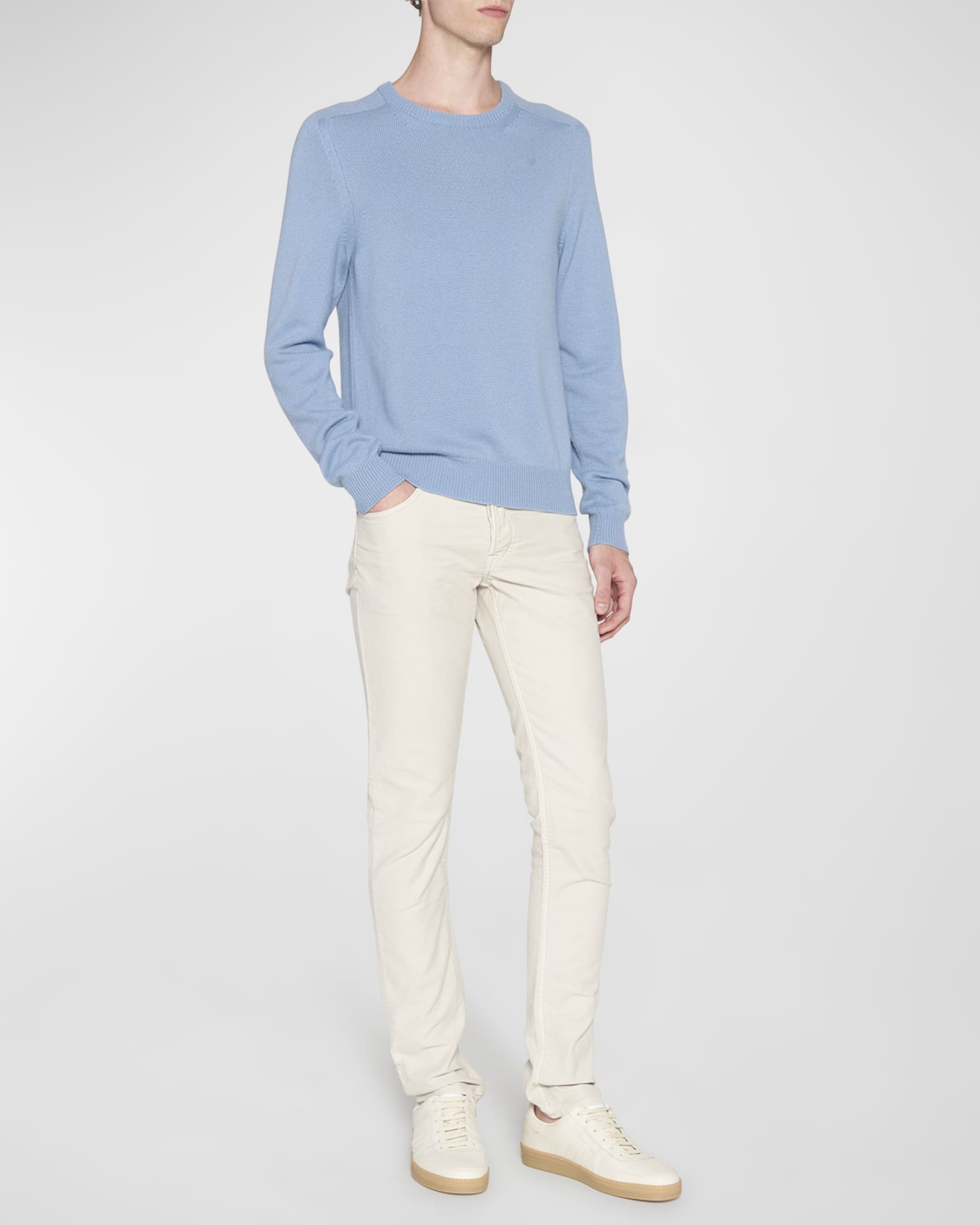 TOM FORD long-sleeve cashmere shirt - Grey