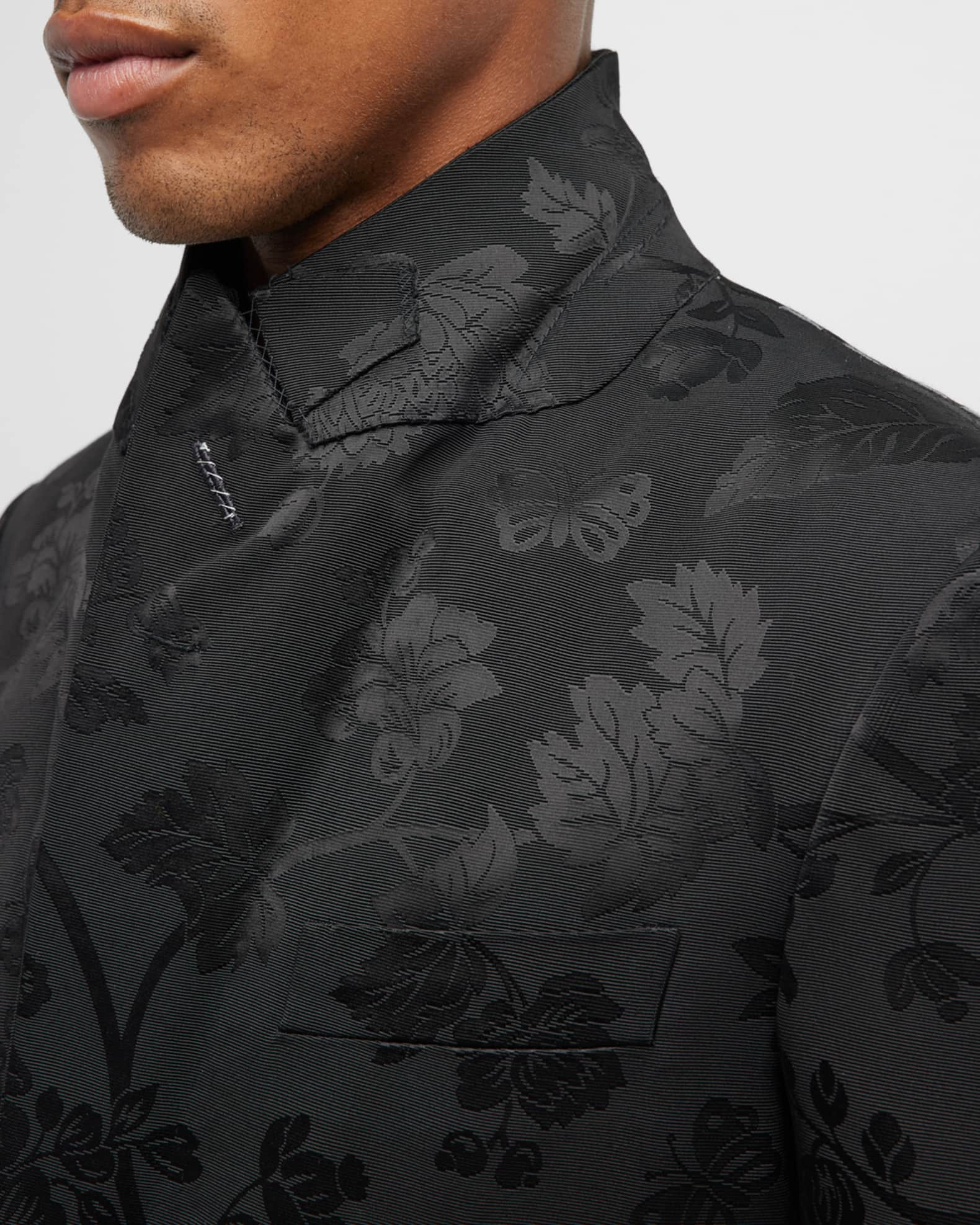 TOM FORD Men's Cooper Peony Jacquard Dinner Jacket | Neiman Marcus