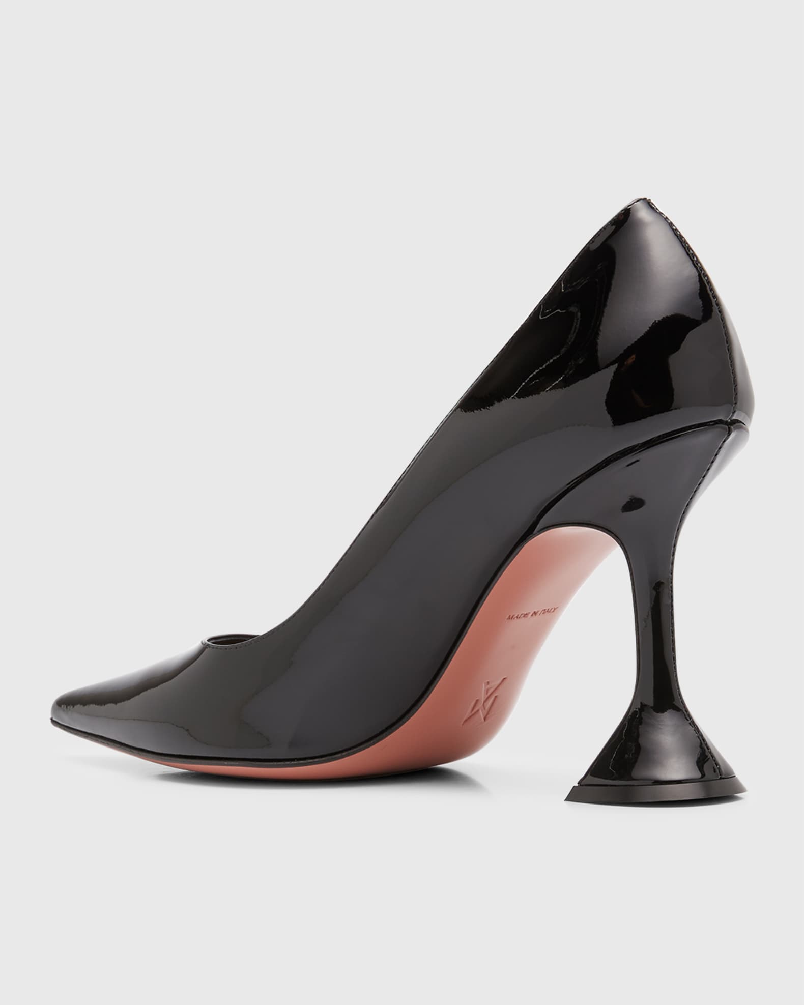 【保存版】 Amina Muaddi Marcus Neiman | Pumps Pedestal Leather Patent Ami 靴