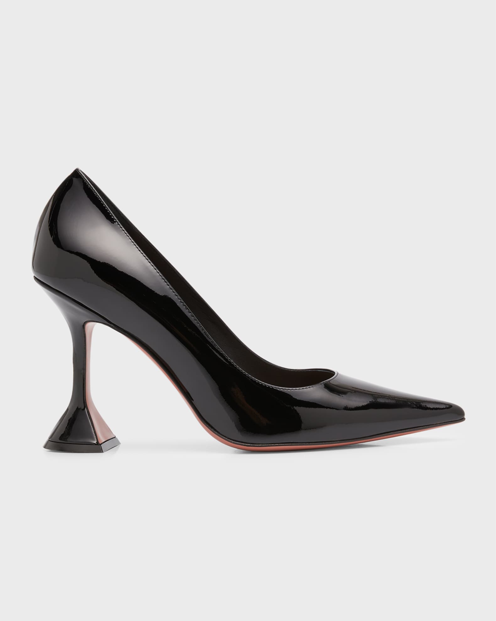 Ami Patent Leather Pedestal Pumps 0