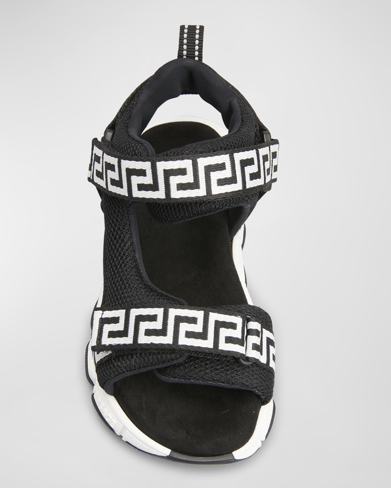 Versace Kid's LogoPrint Greca Embossed Sneakers, Kids Neiman Marcus