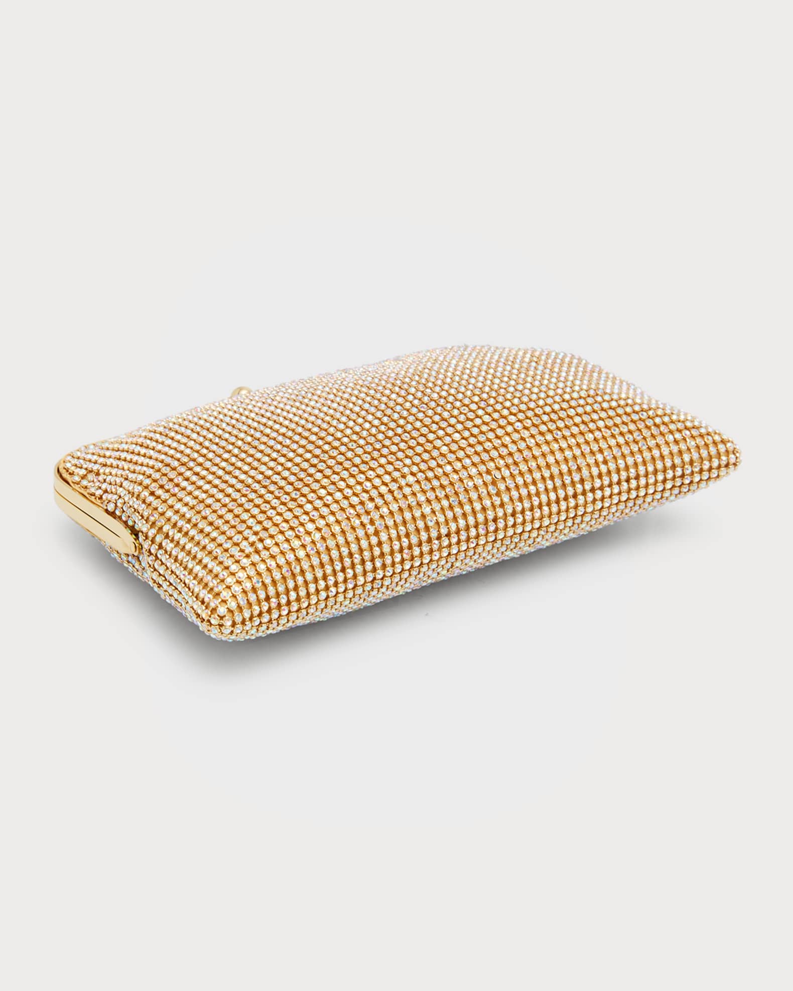 Dimple Crystal Mesh Clutch Bag 1