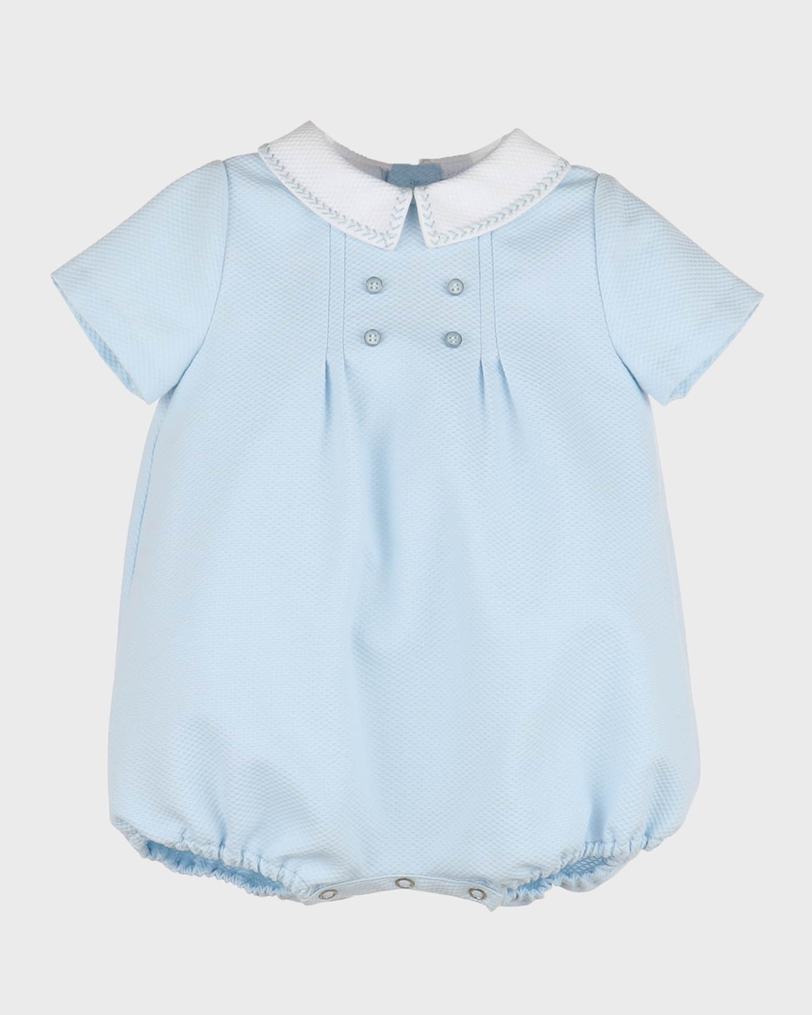 Luli & Me Boys Corduroy Flap Pockets Shorts Set - Grey