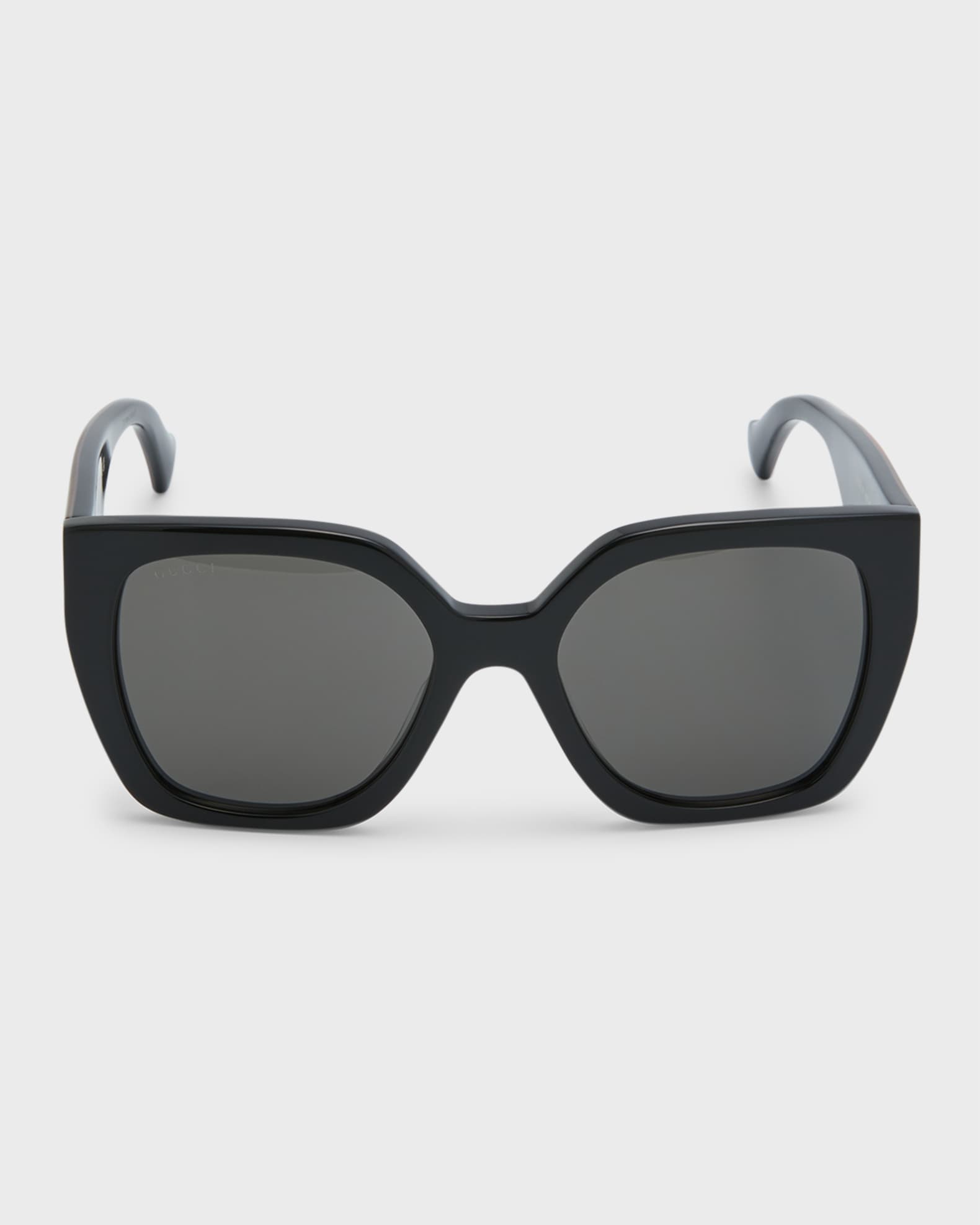 Gucci Color-Block GG Injection Plastic Cat-Eye Sunglasses | Neiman Marcus