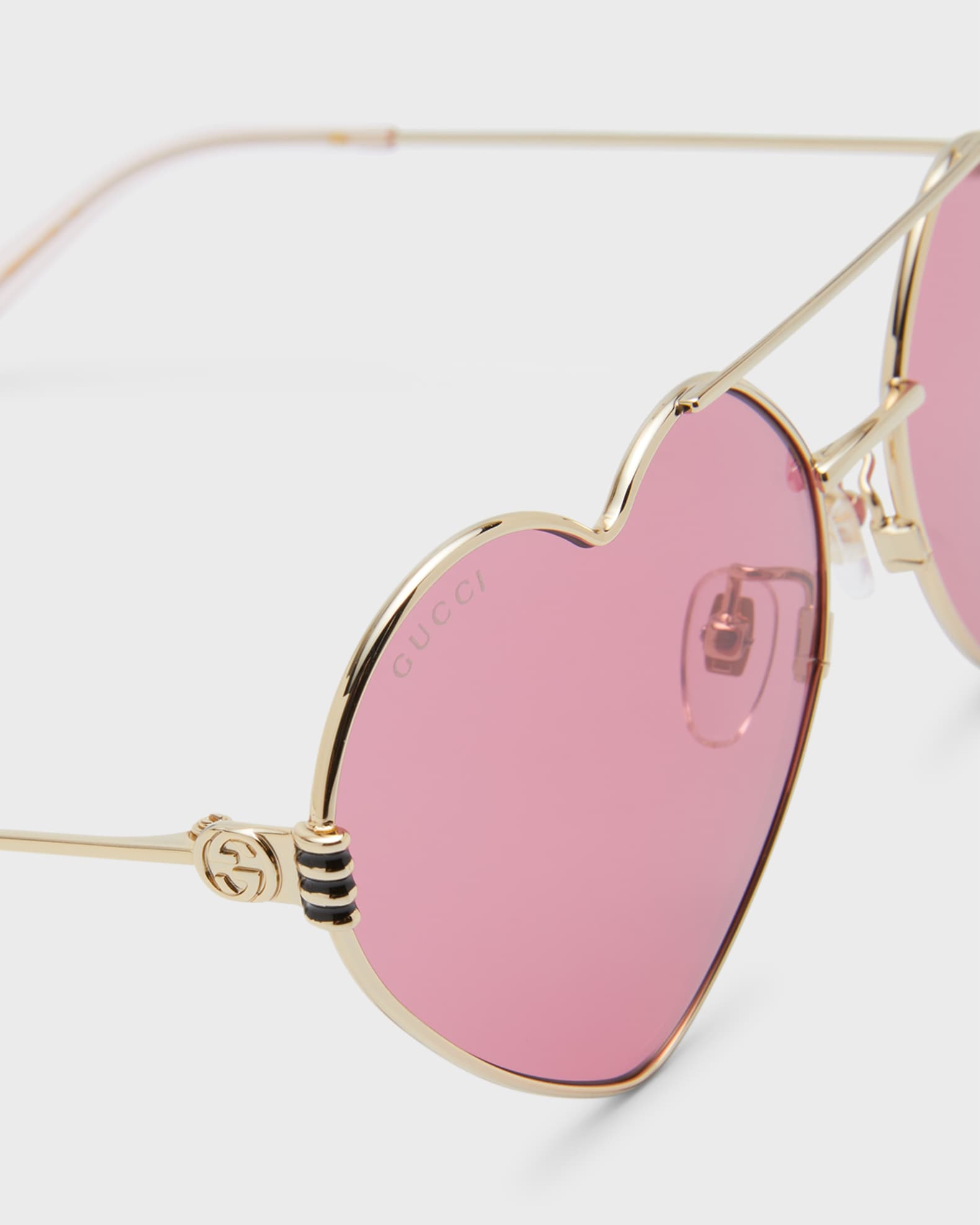 Gucci Monochrome Oval Acetate Sunglasses Neiman Marcus