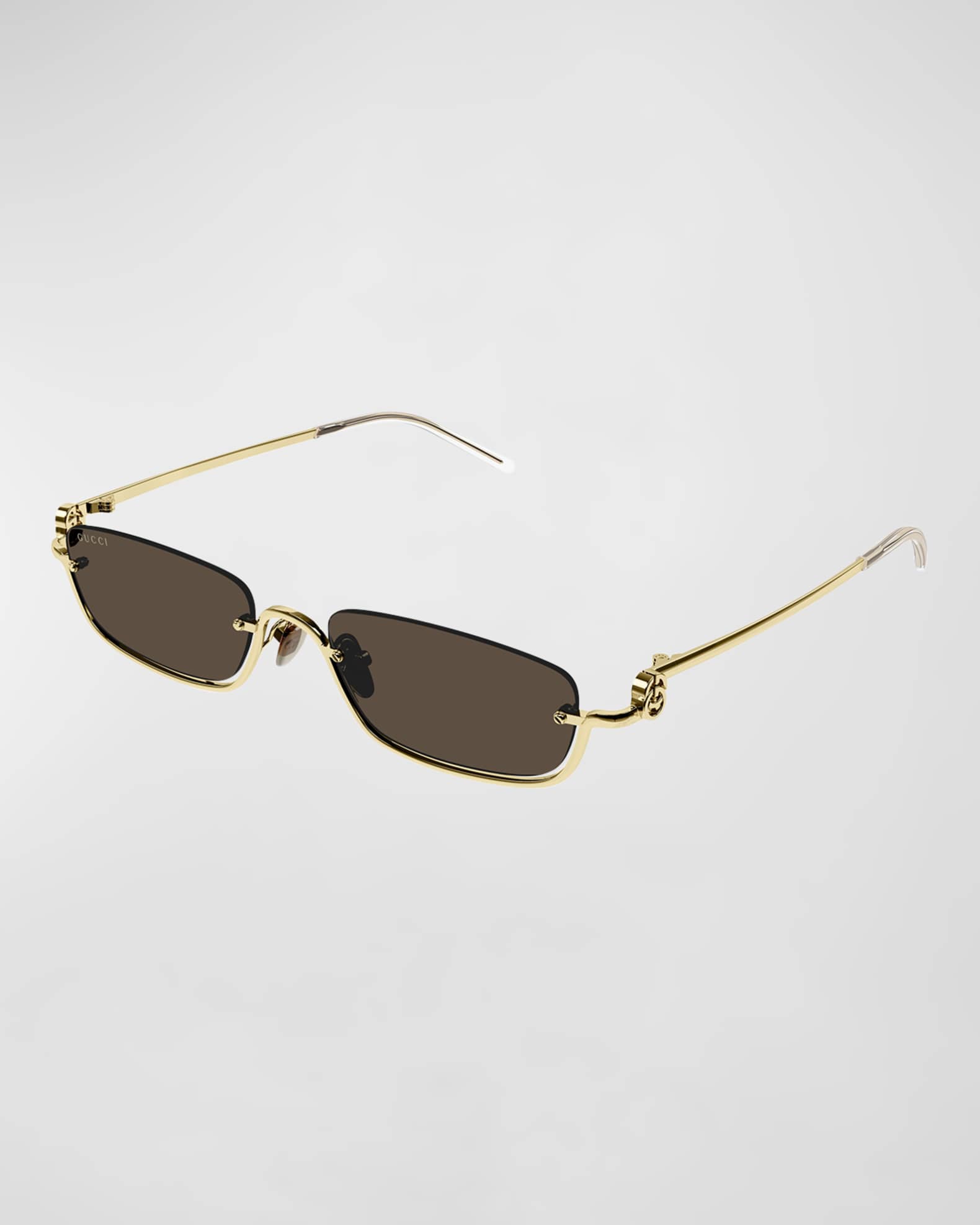 Rimless sunglasses gucci sales