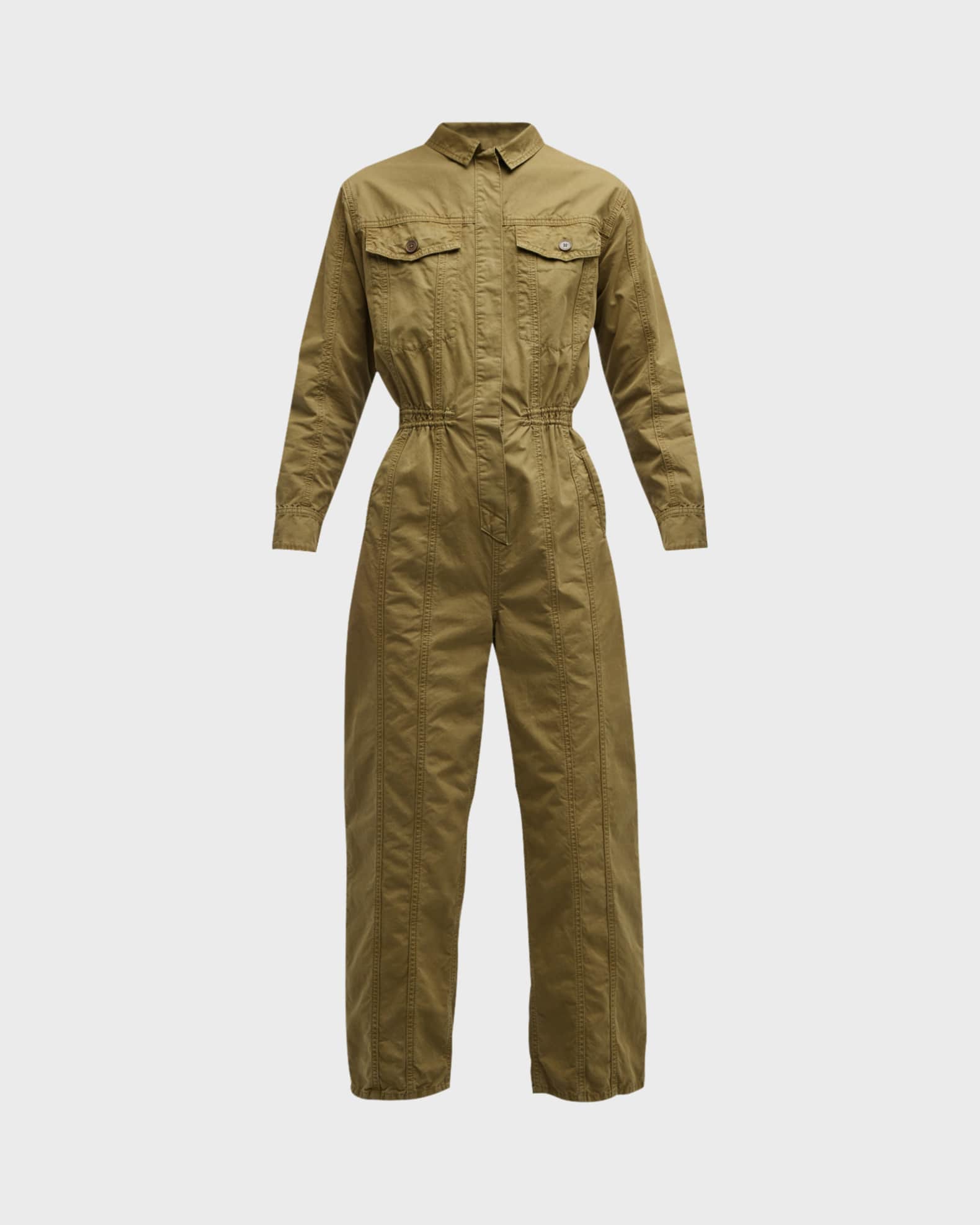 FRAME Cinched Jumpsuit Neiman Marcus