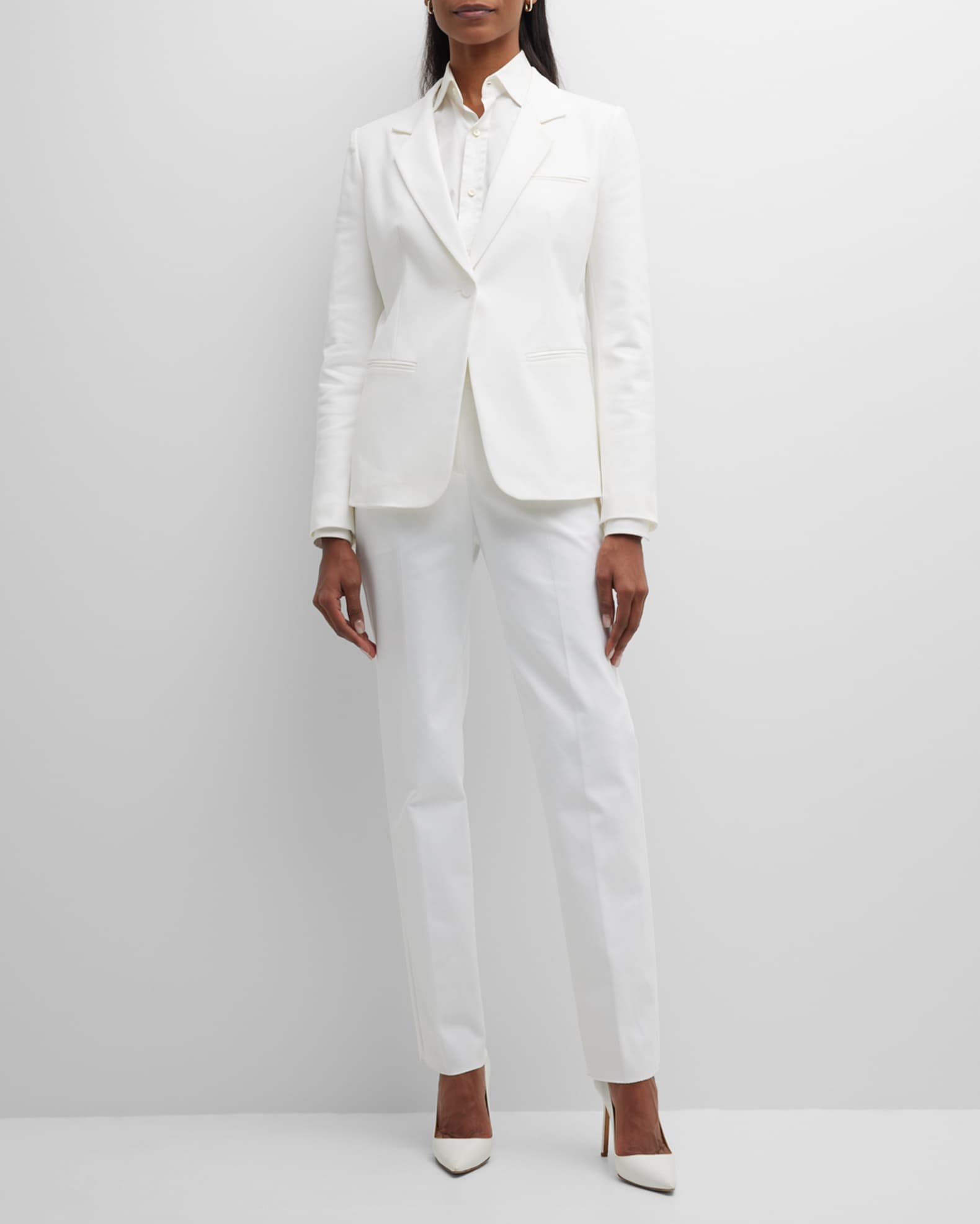 Armani white blazer discount