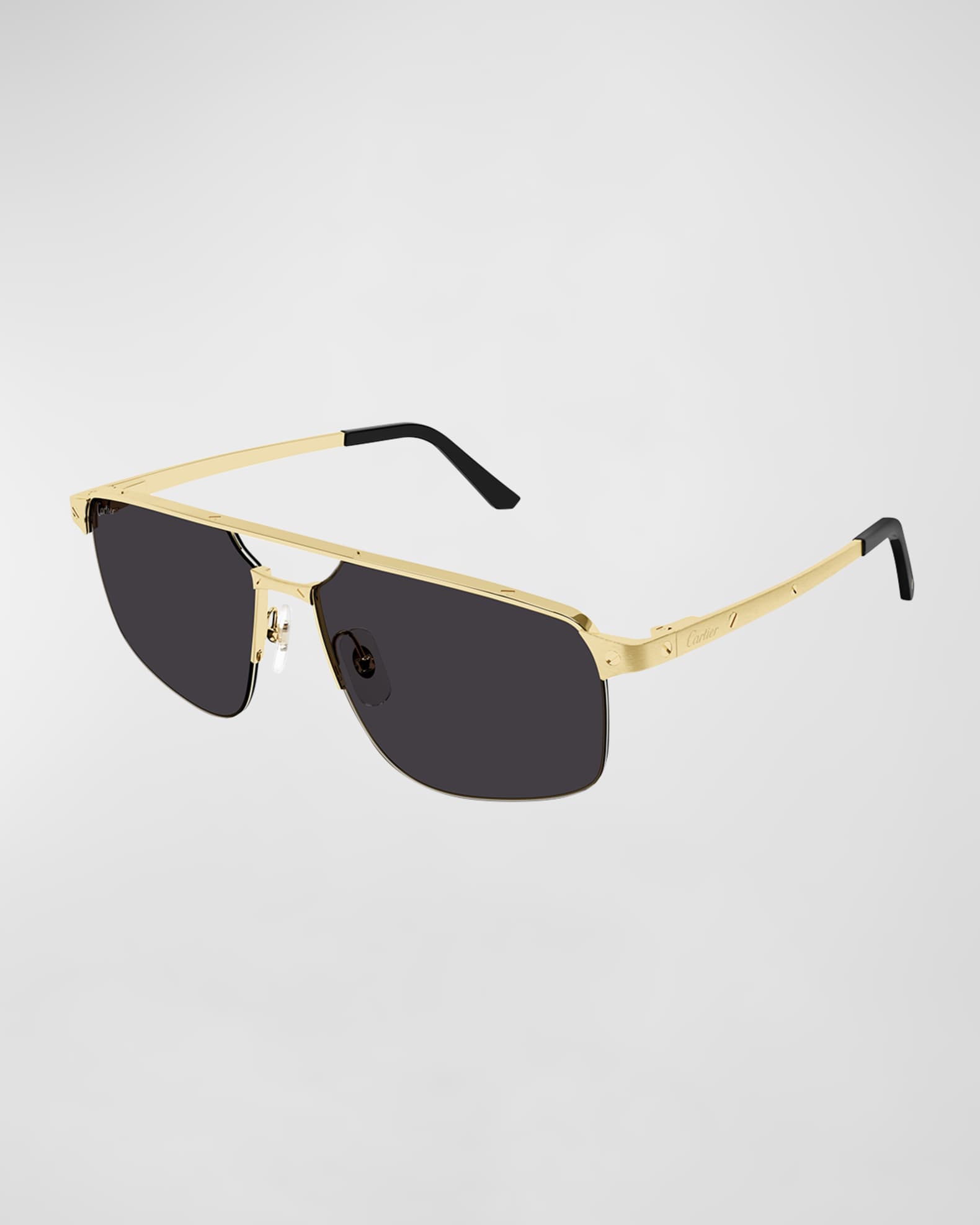 Men s Square Rimless Metal Sunglasses