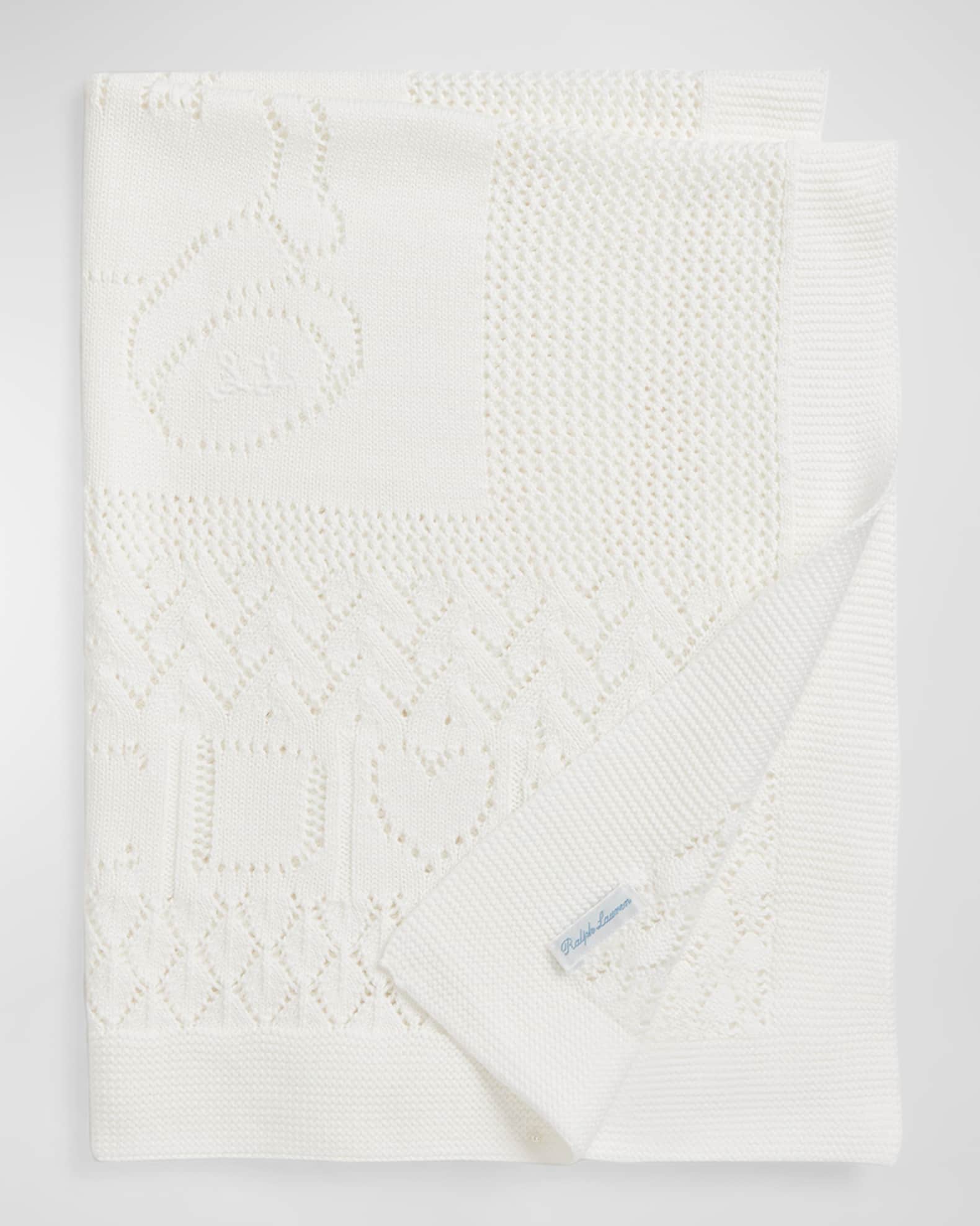Ralph lauren best sale teddy bear blanket