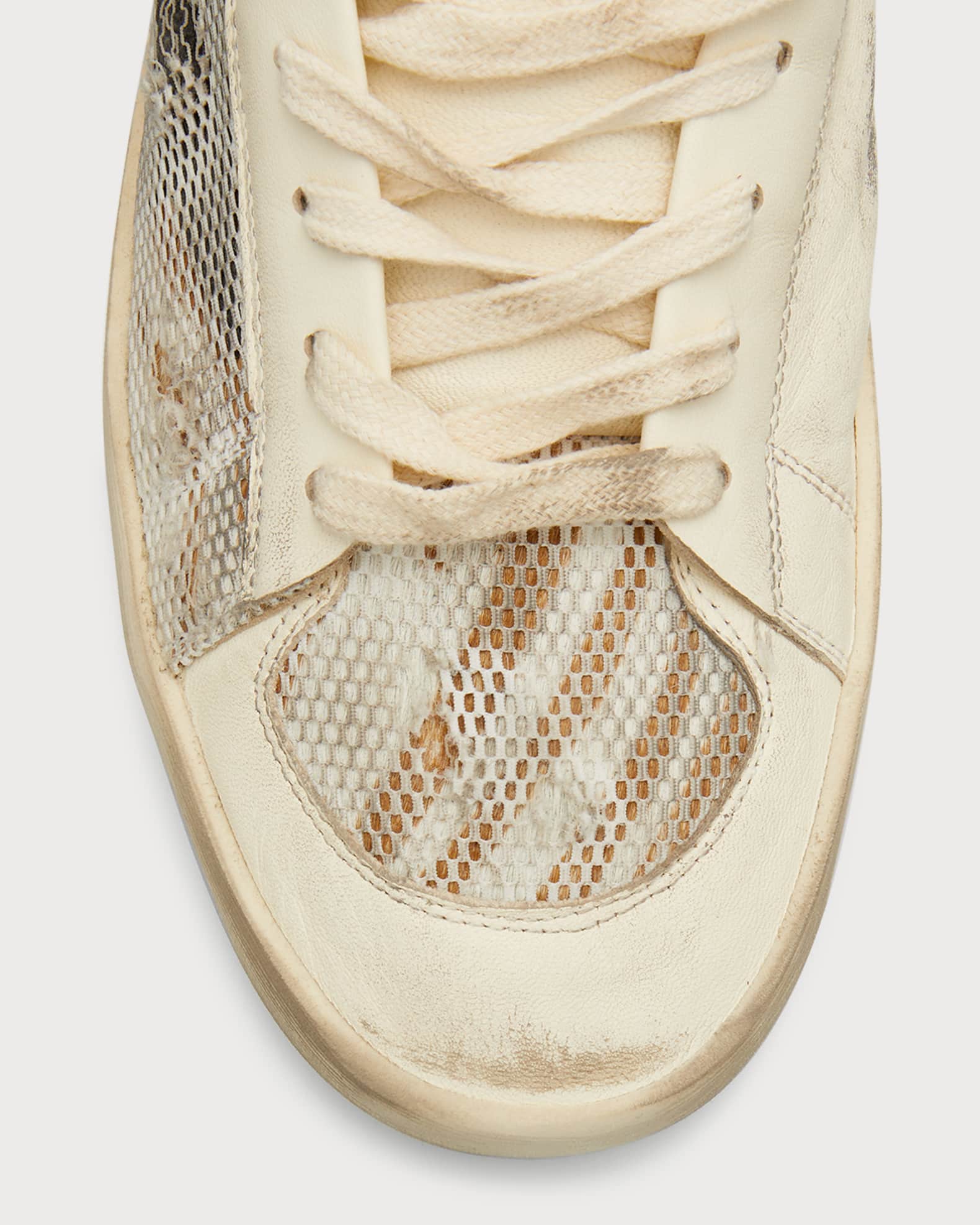 スニーカー GOLDEN GOOSE DELUXE BRAND Stardan low-top leather sneakers Golden Goose Men's Stardan Leather Low-Top Sneakers | Neiman