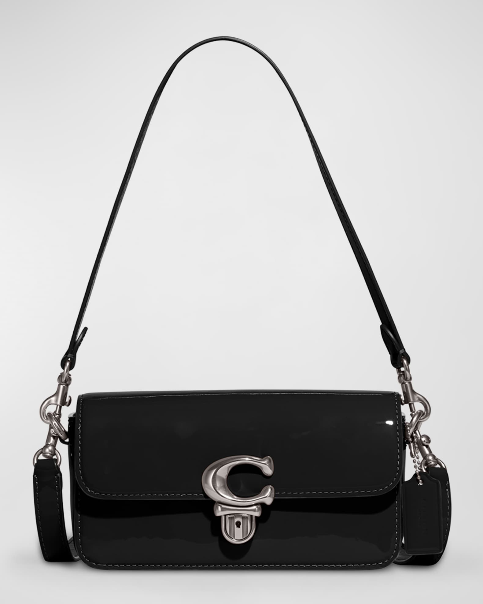 Coach Studio Flap Patent Leather Shoulder Bag | Neiman Marcus