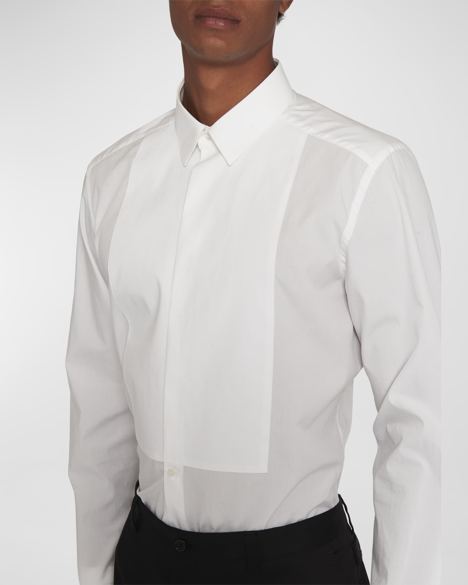Dolce&Gabbana Men's BibFront Tuxedo Shirt Neiman Marcus