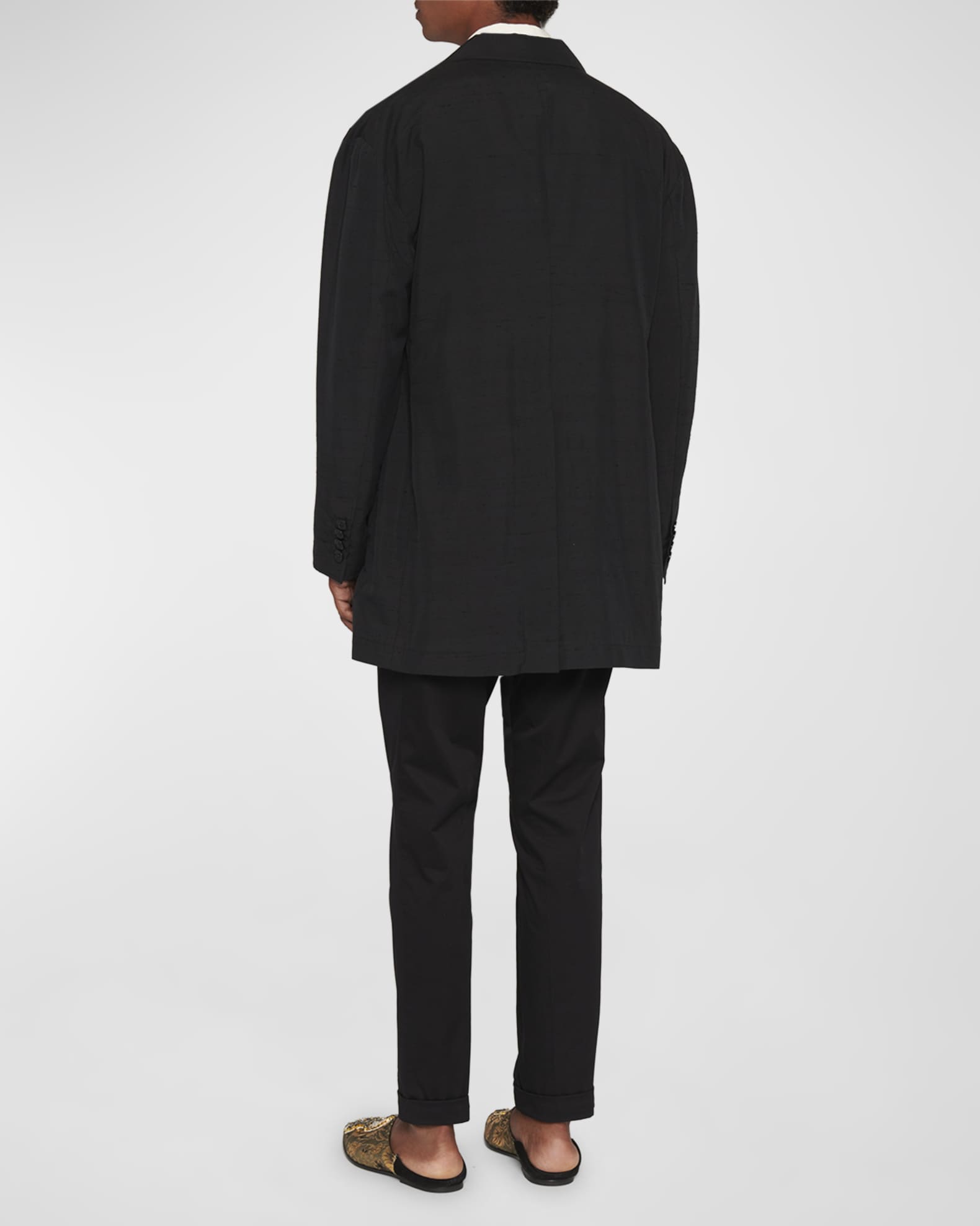 Dolce&Gabbana Men's Oversized Patch-Pocket Utility Jacket | Neiman Marcus