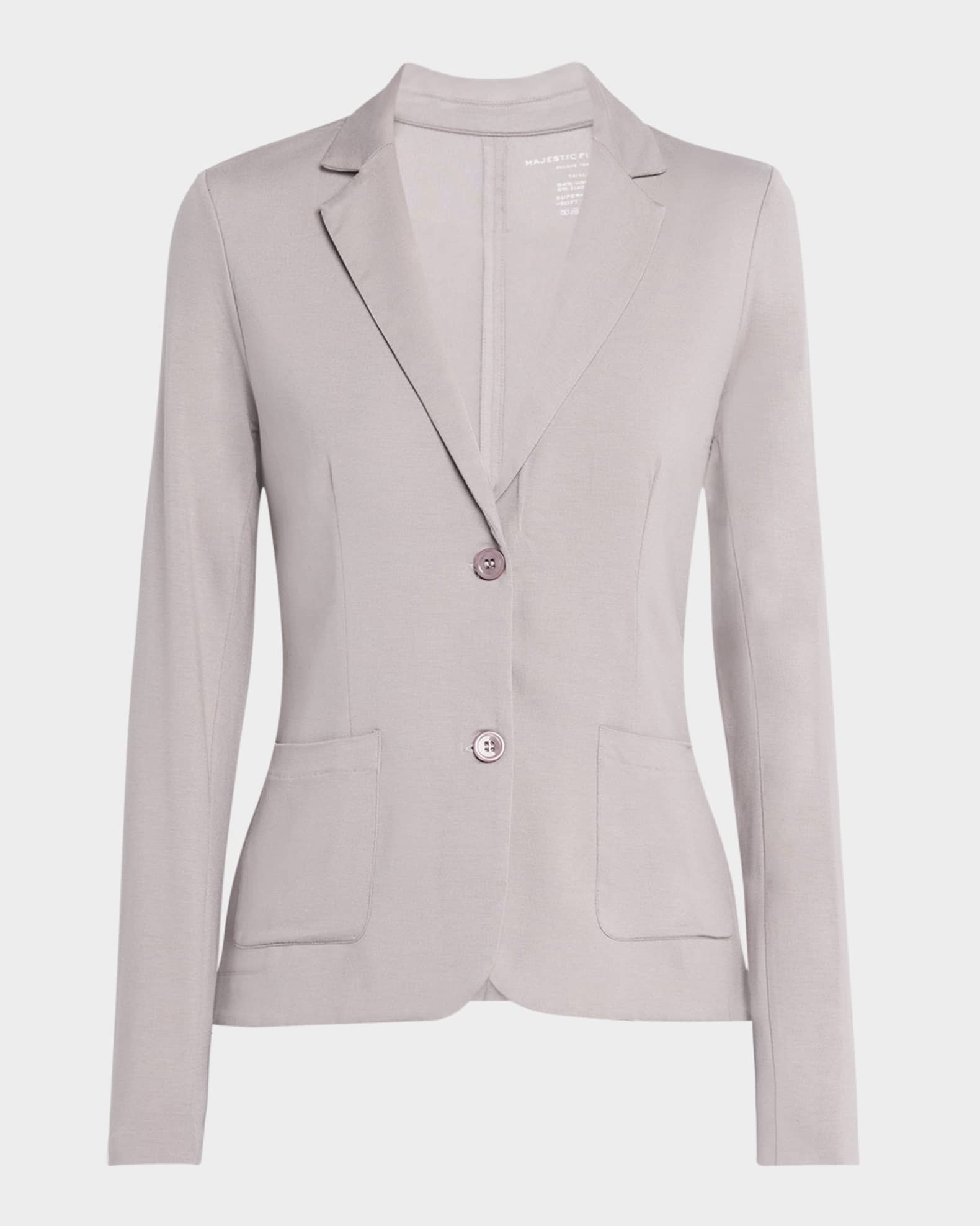Soft Touch Two-Button Blazer 0