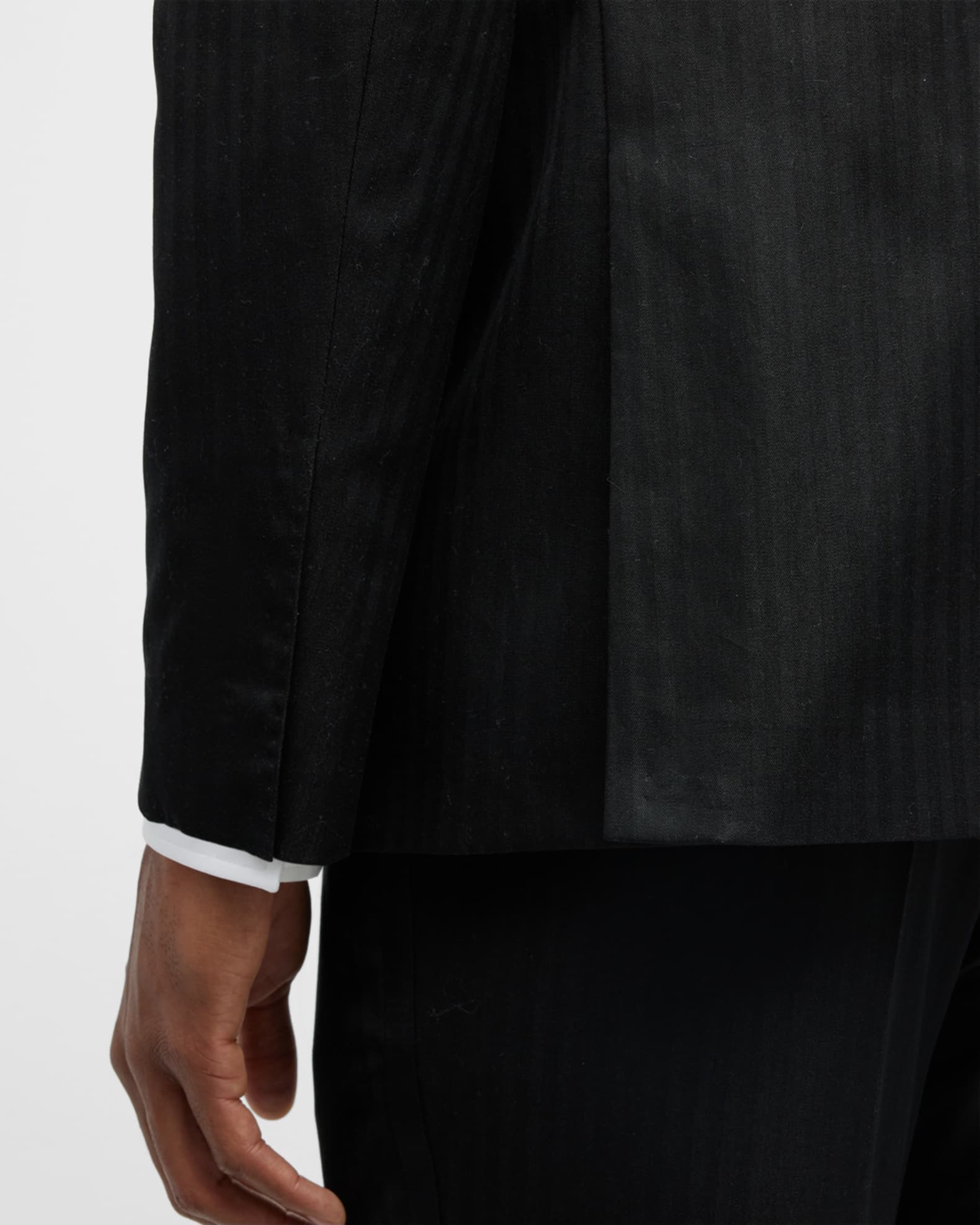 Brunello Cucinelli Men's Silk Peak Lapel Solaro Tuxedo | Neiman Marcus