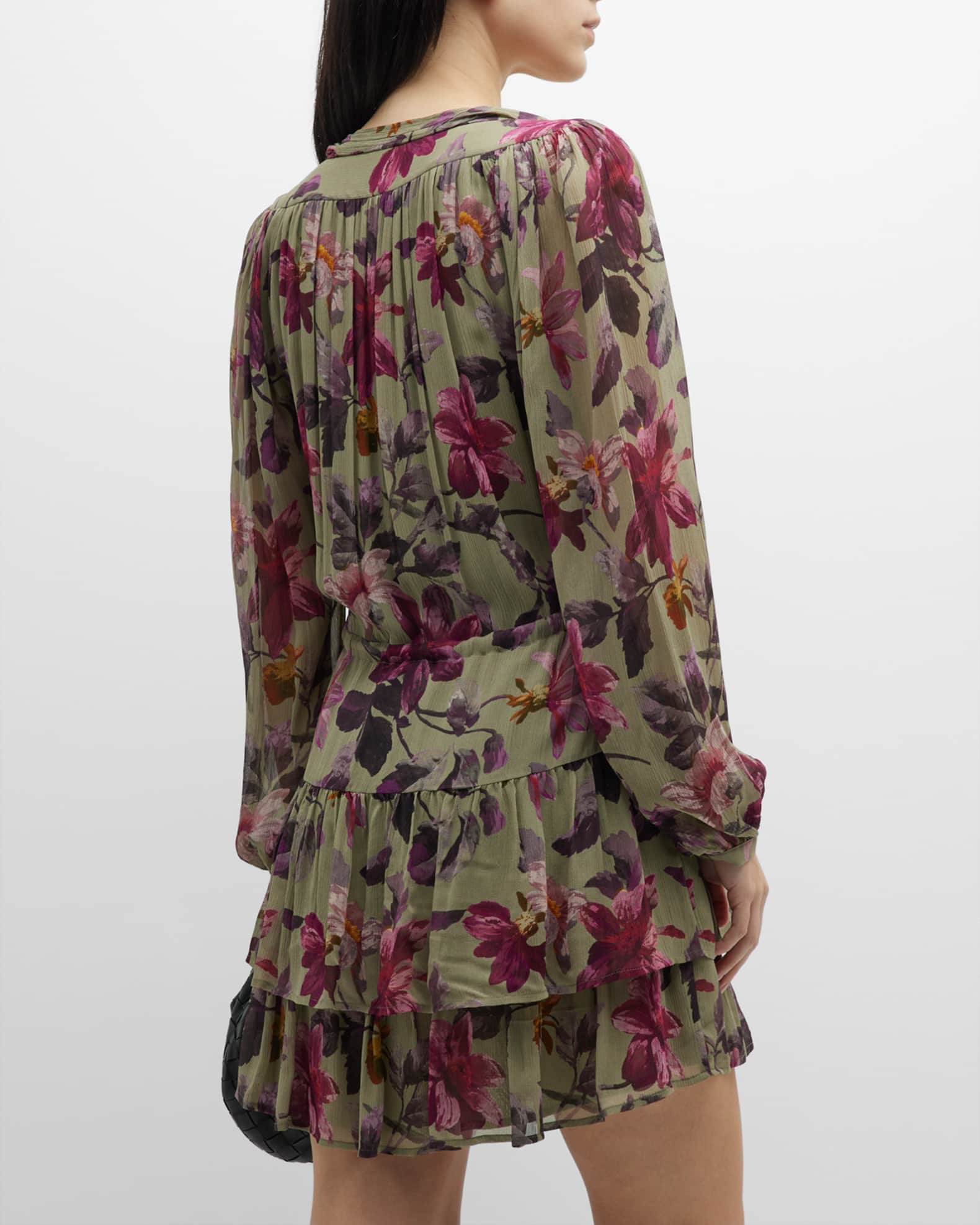 PAIGE Elynne Floral Mini Dress | Neiman Marcus