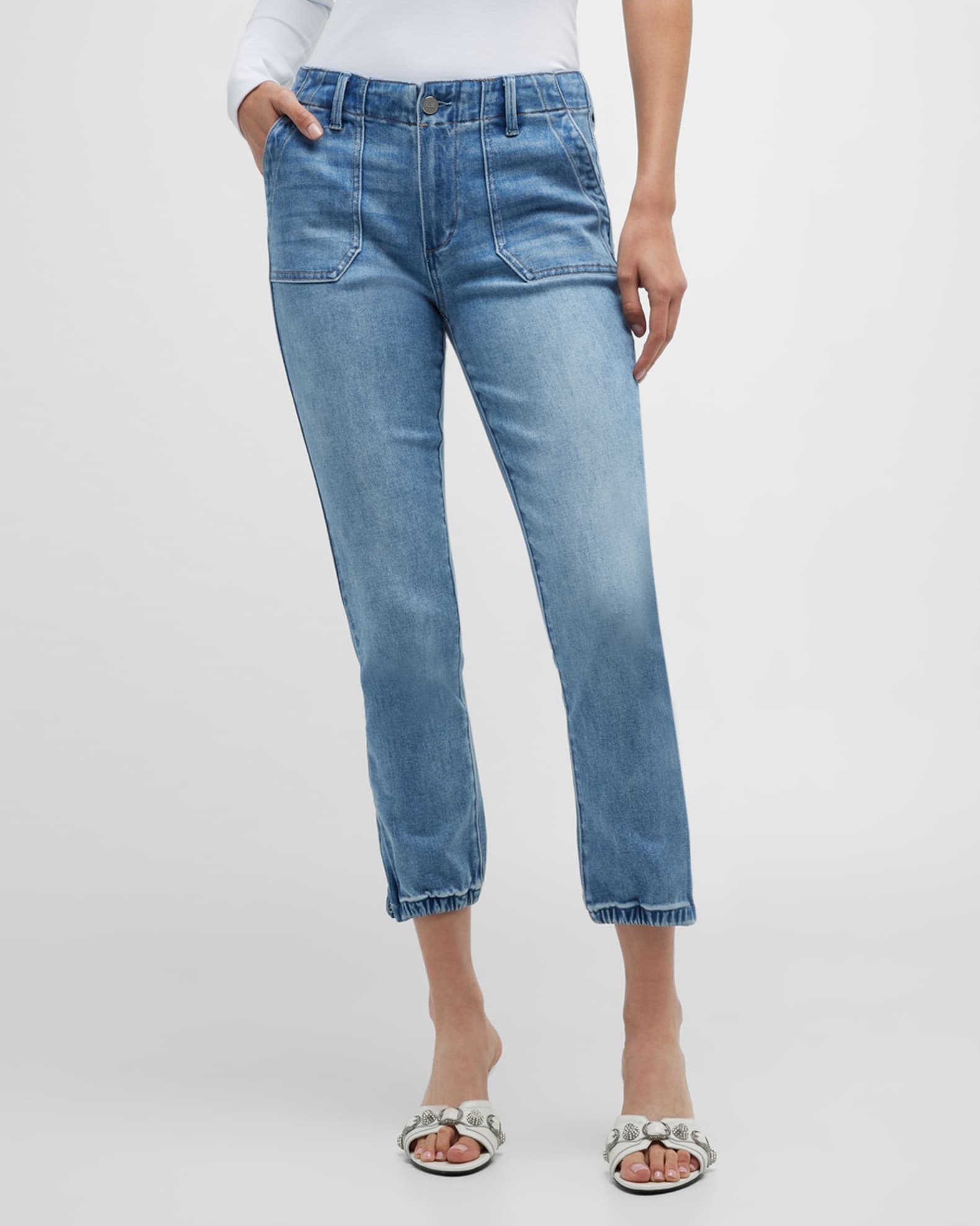 PAIGE Mayslie Low Rise Joggers Neiman Marcus