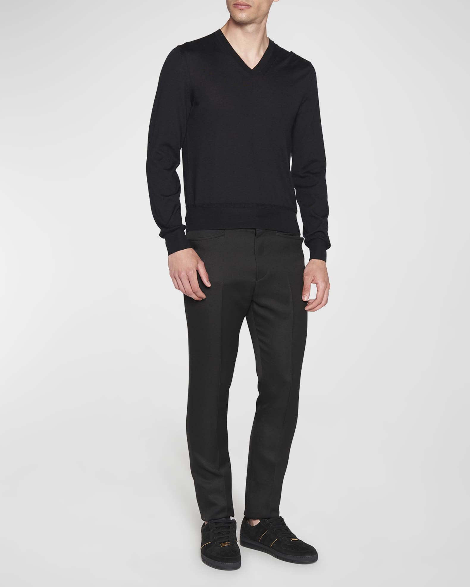 Men s Cashmere V Neck Sweater