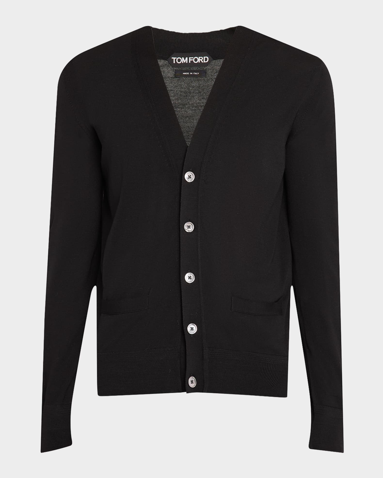 Men's Merino Wool Cardigan Sweater 0