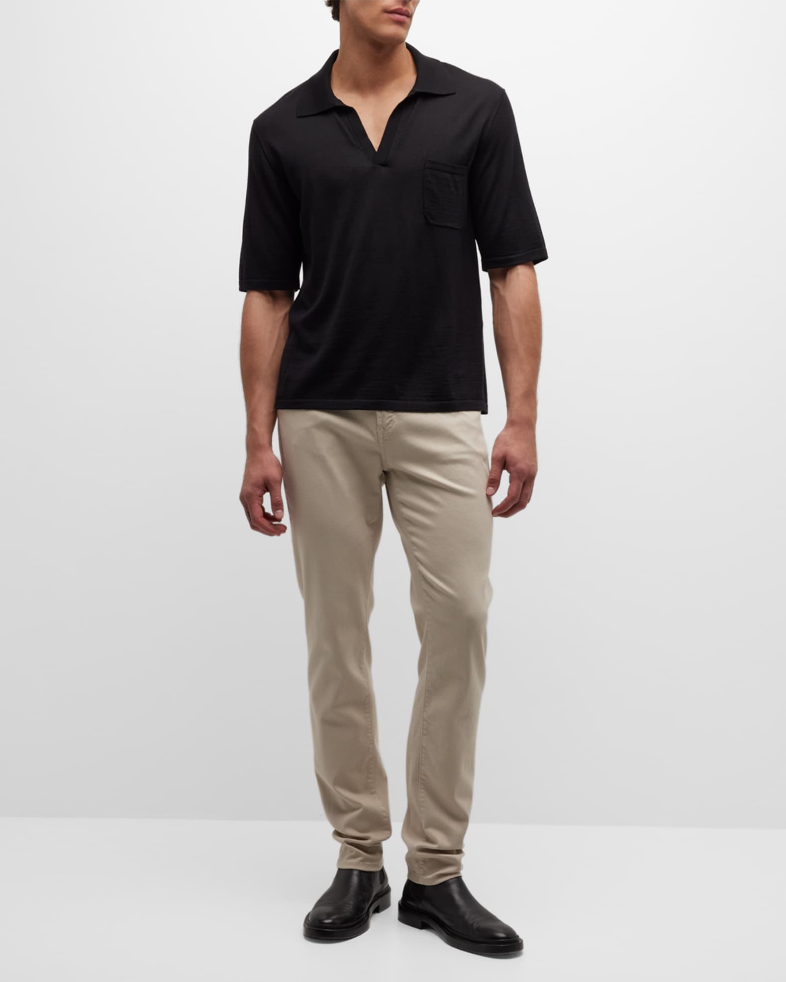 Men's Parisian Luxe Brando Khaki Pants 1