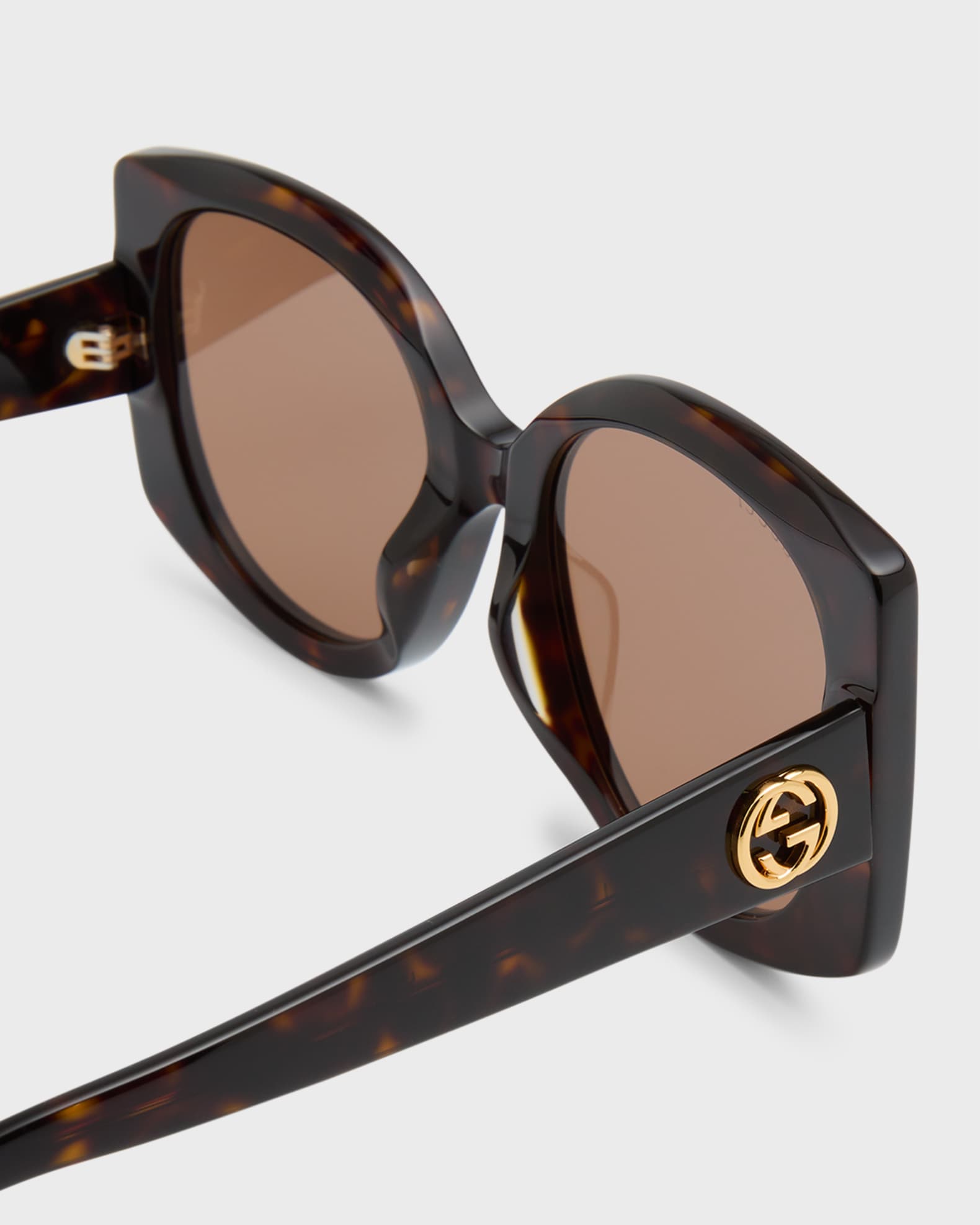 小物 Gucci Sunglasses Interlocking GG Gucci Raised Interlocking GG Acetate Butterfly Sunglasses