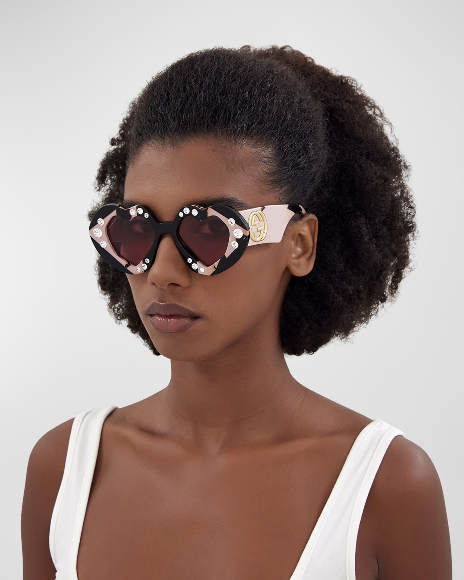 Gucci sunglasses heart on sale