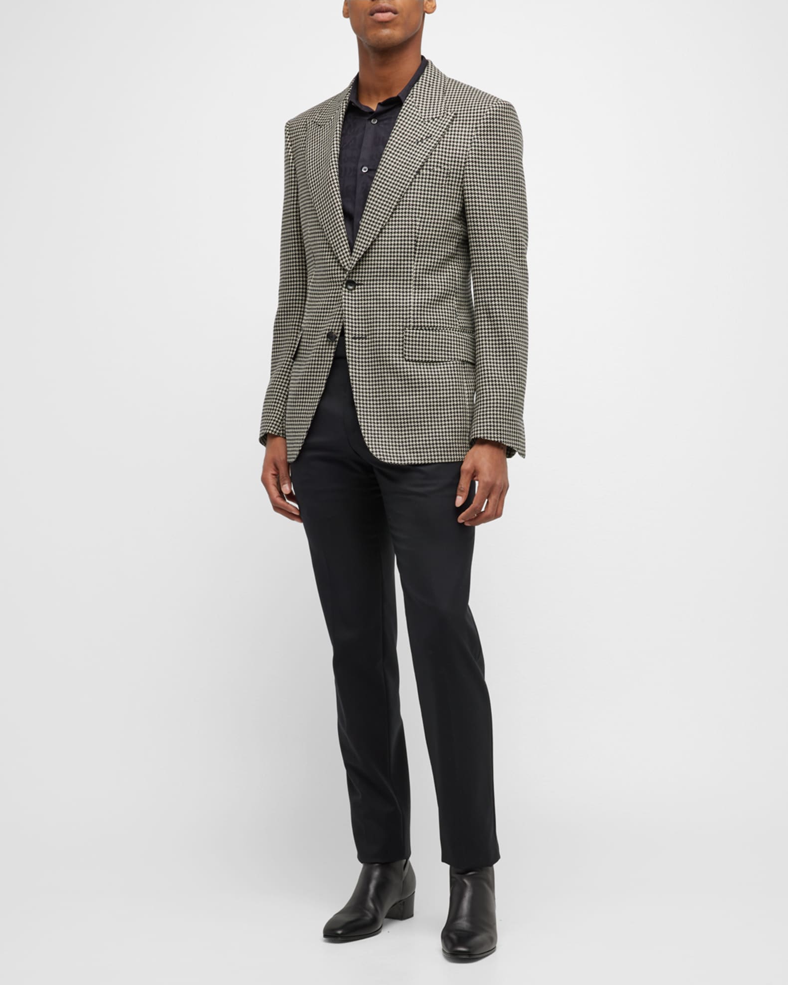 Houndstooth dinner cheap jacket