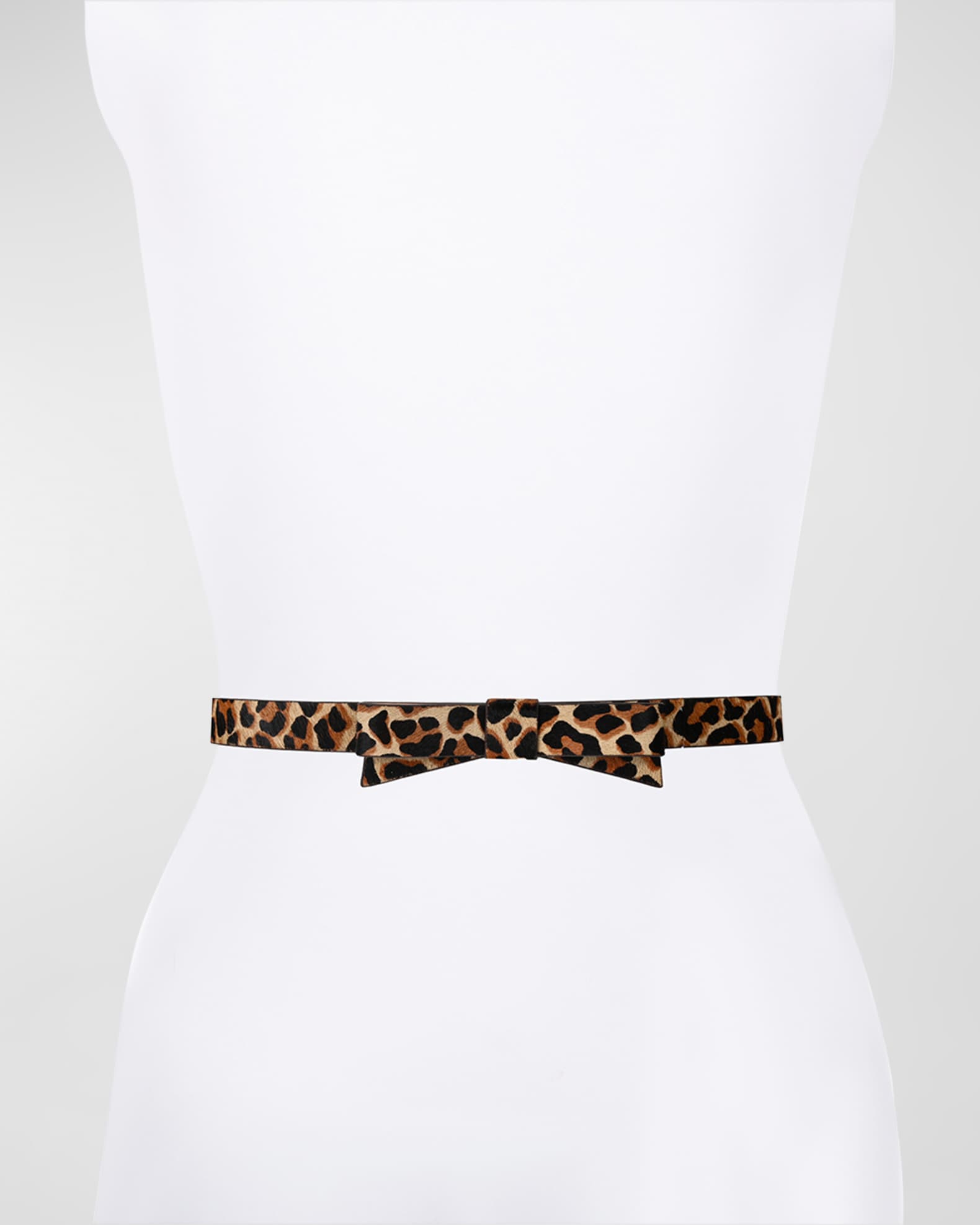 Skinny leopard print belt cheap