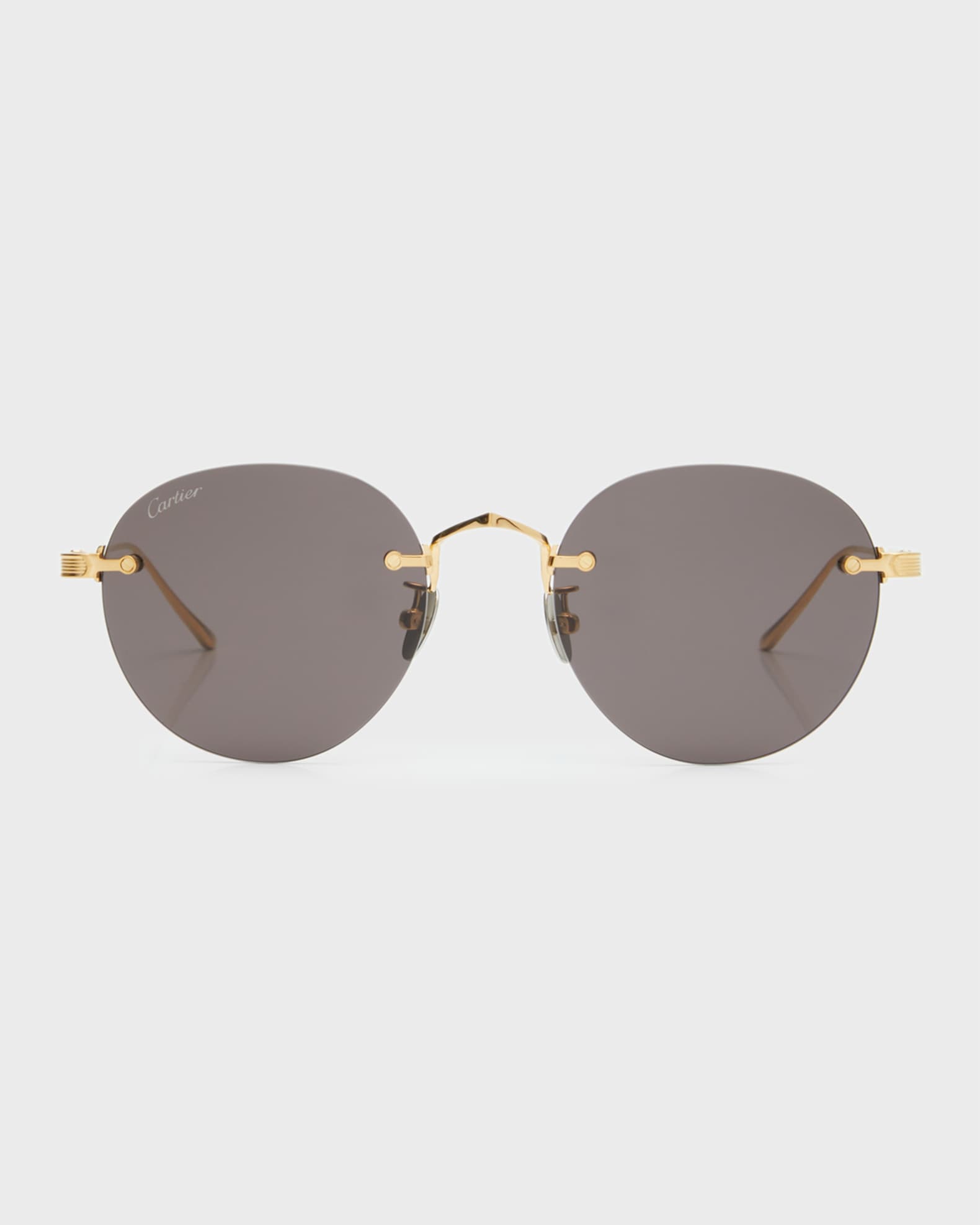 小物 Cartier rimless sunglasses 24FW Cartier rimless Large Panthere sunglasses fred glasses C