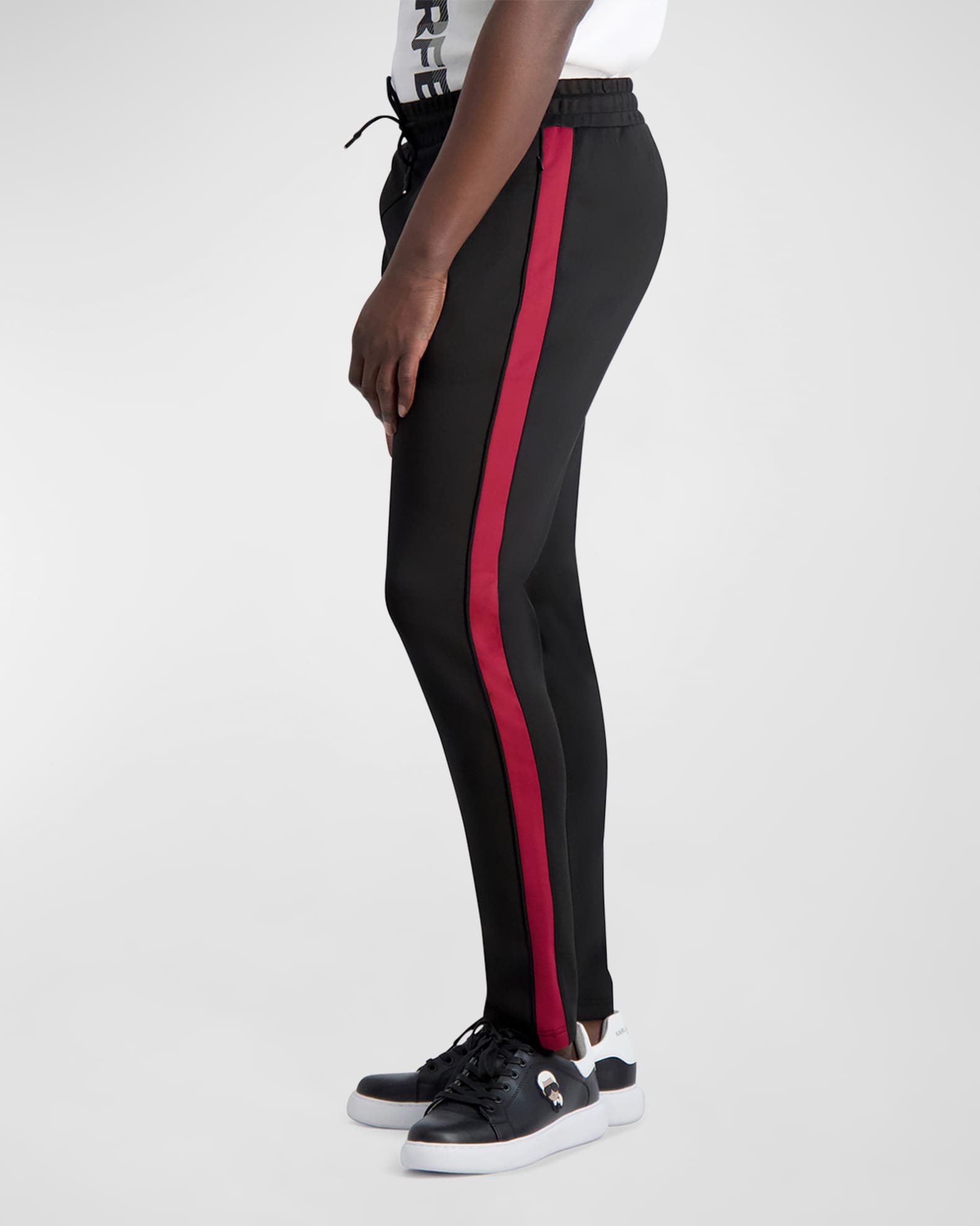 Men's Stripe Scuba Track Pants 1