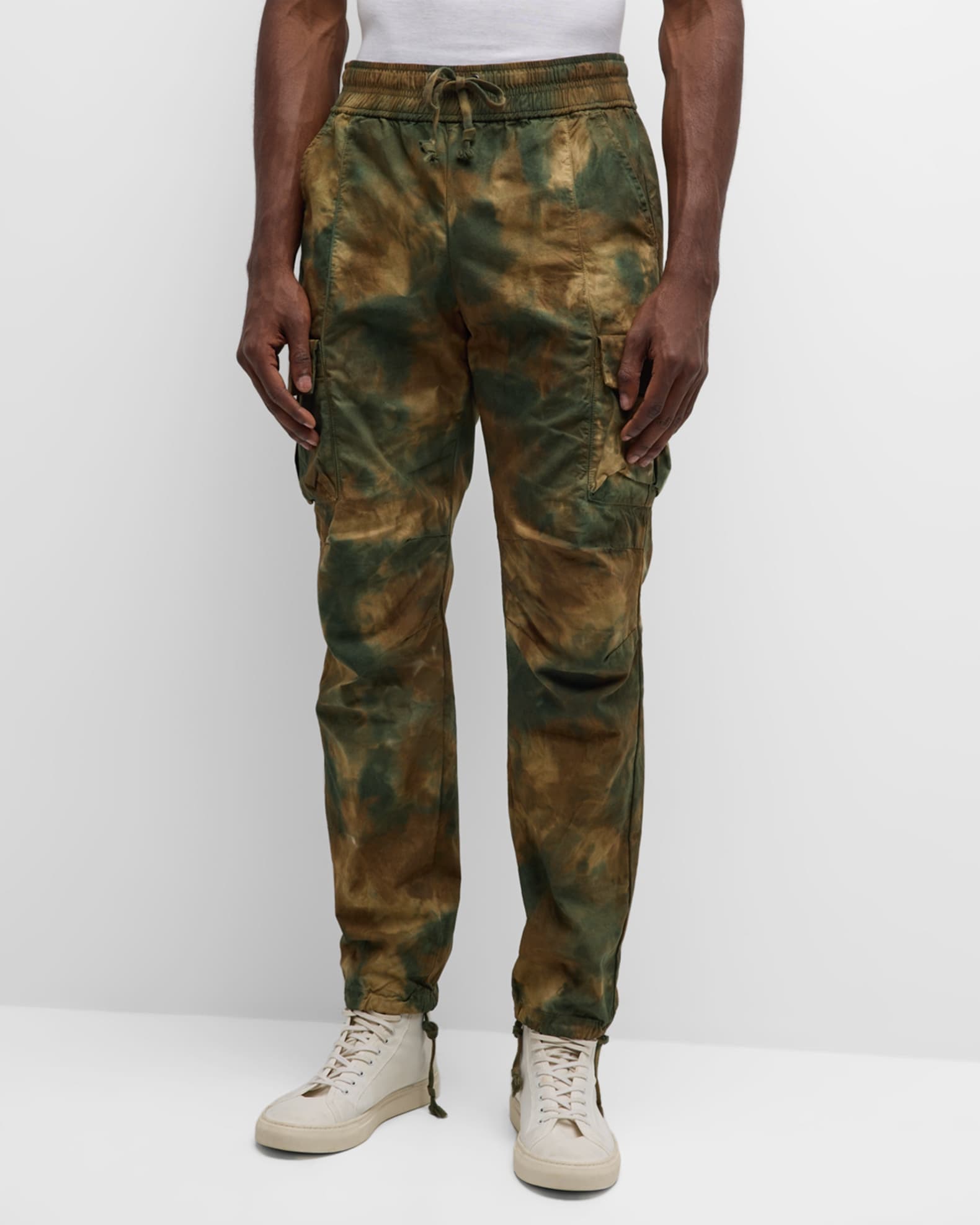 Elastic Waist Cargo Pants