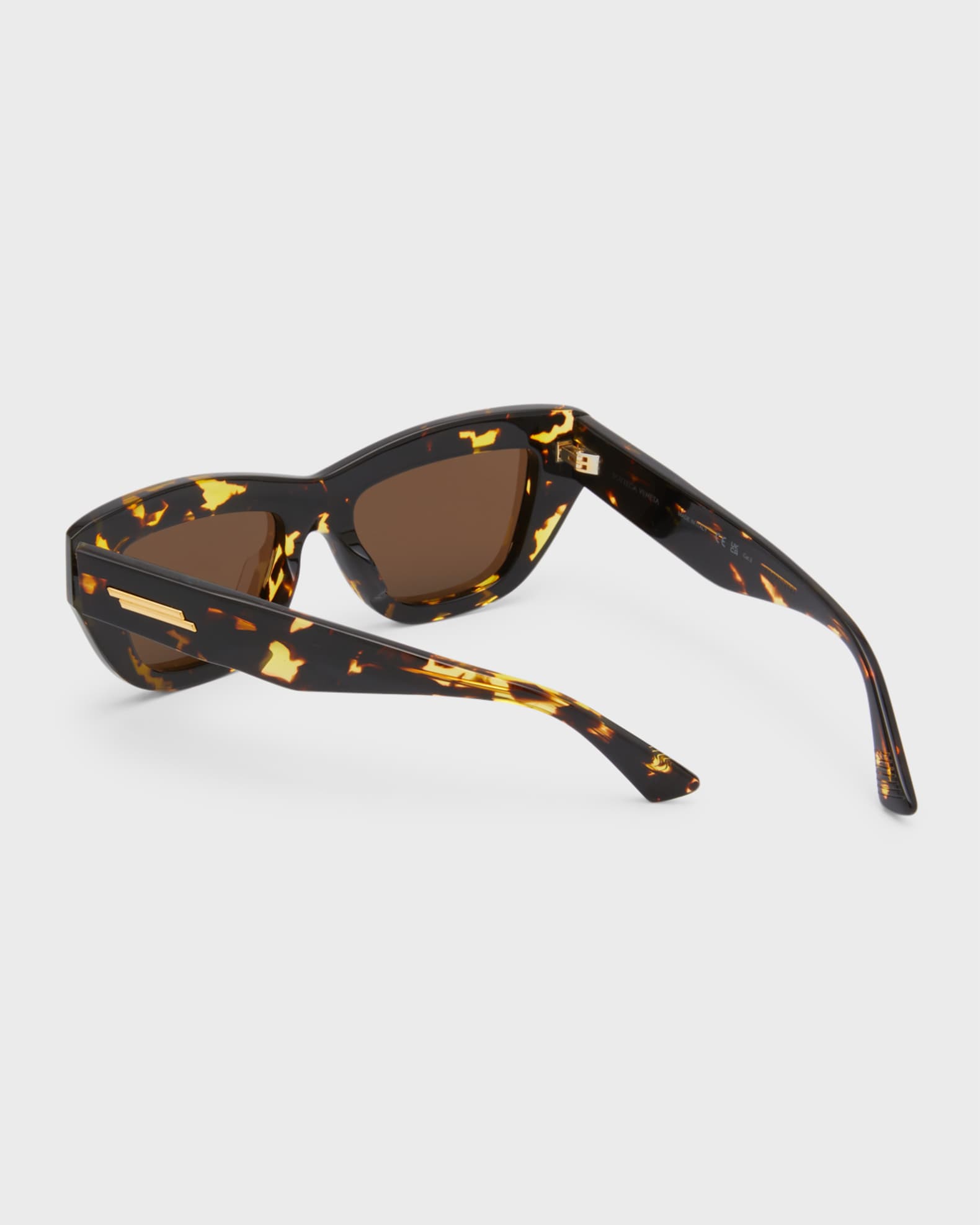 Raised Logo Acetate Cat-Eye Sunglasses  1