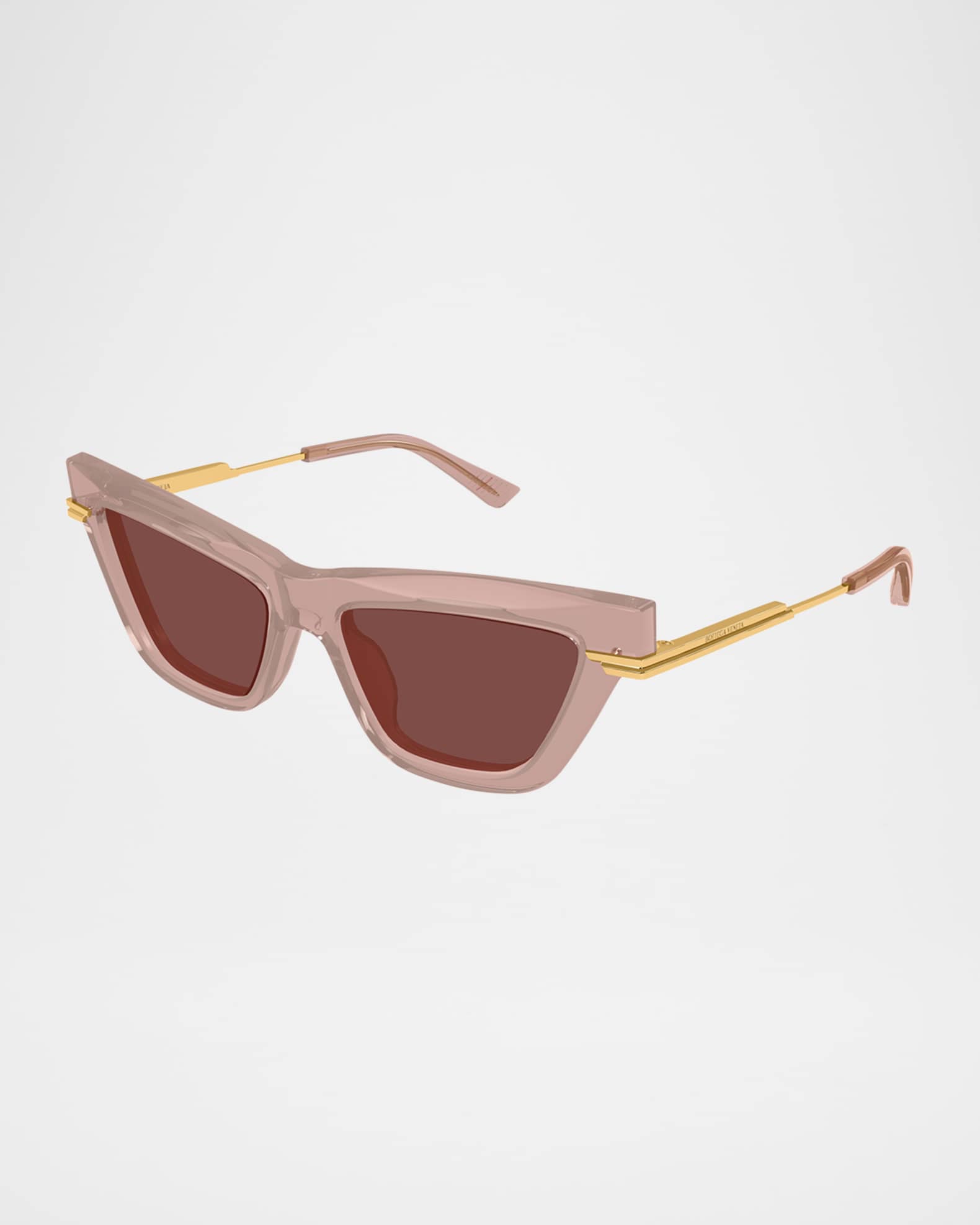 Logo Mixed-Media Cat-Eye Sunglasses  1