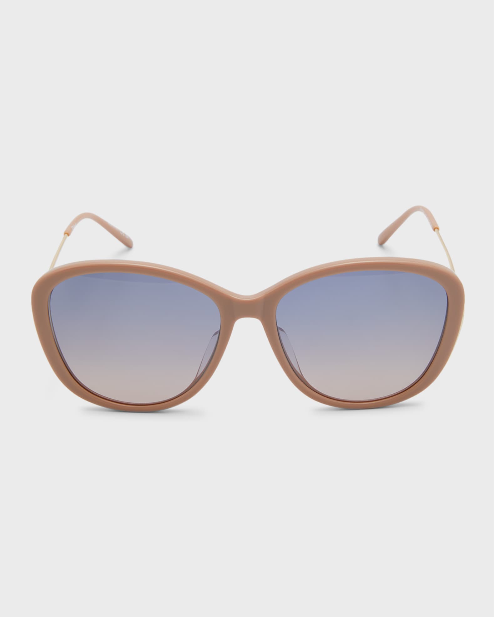 Chloe Gradient Round Acetate Sunglasses Neiman Marcus