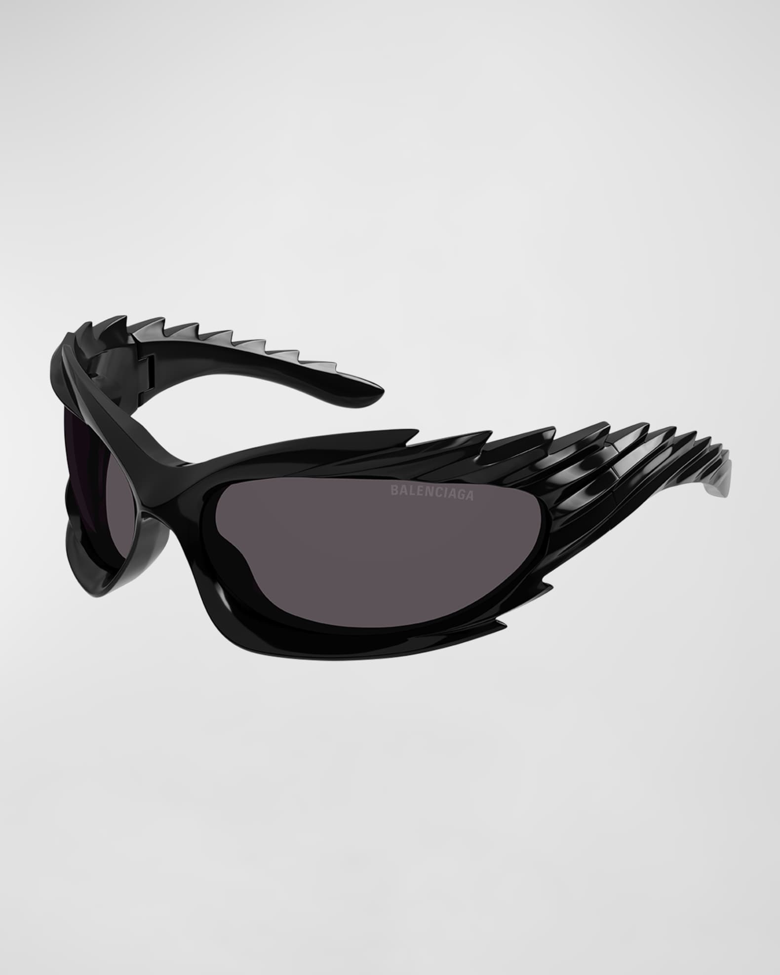 Balenciaga Wrap Injection Plastic Cat-Eye Sunglasses | Neiman Marcus