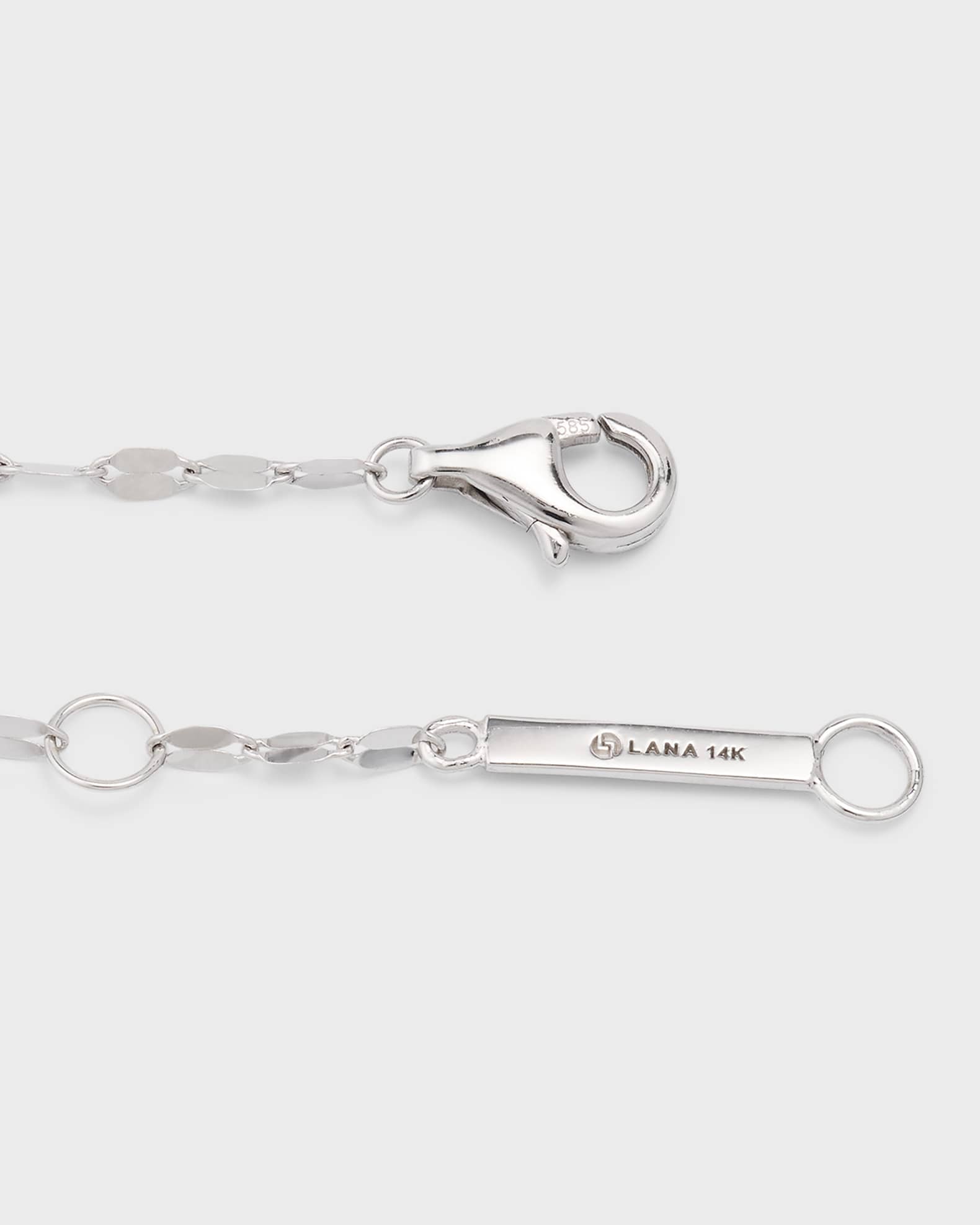 14K Flawless Mini Cross Pendant Necklace