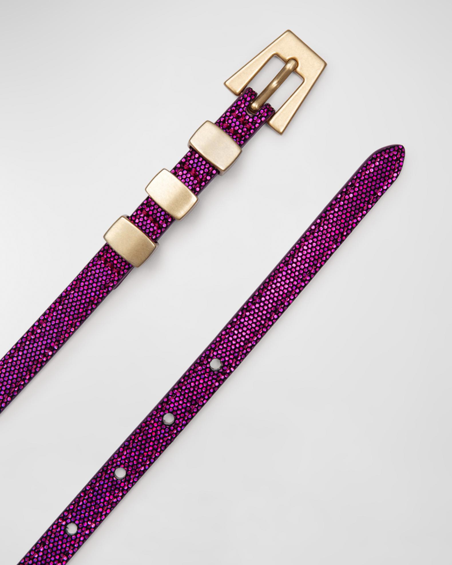 Ceinture En Cuir Tailored Sportsman - Modèle Rainbow Dots - Taille Medium - Neuf