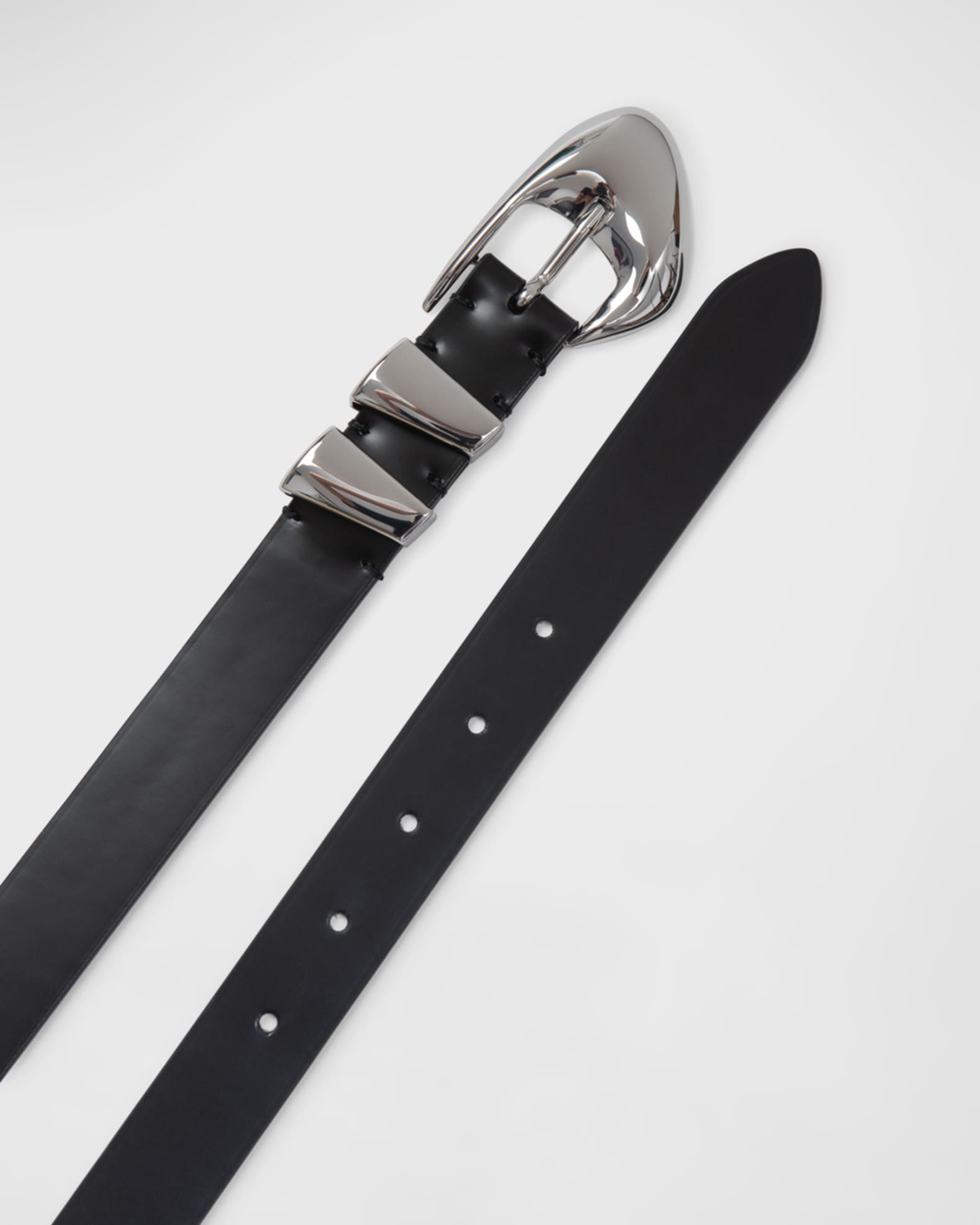 Moore Semi-Patent Leather Belt 1