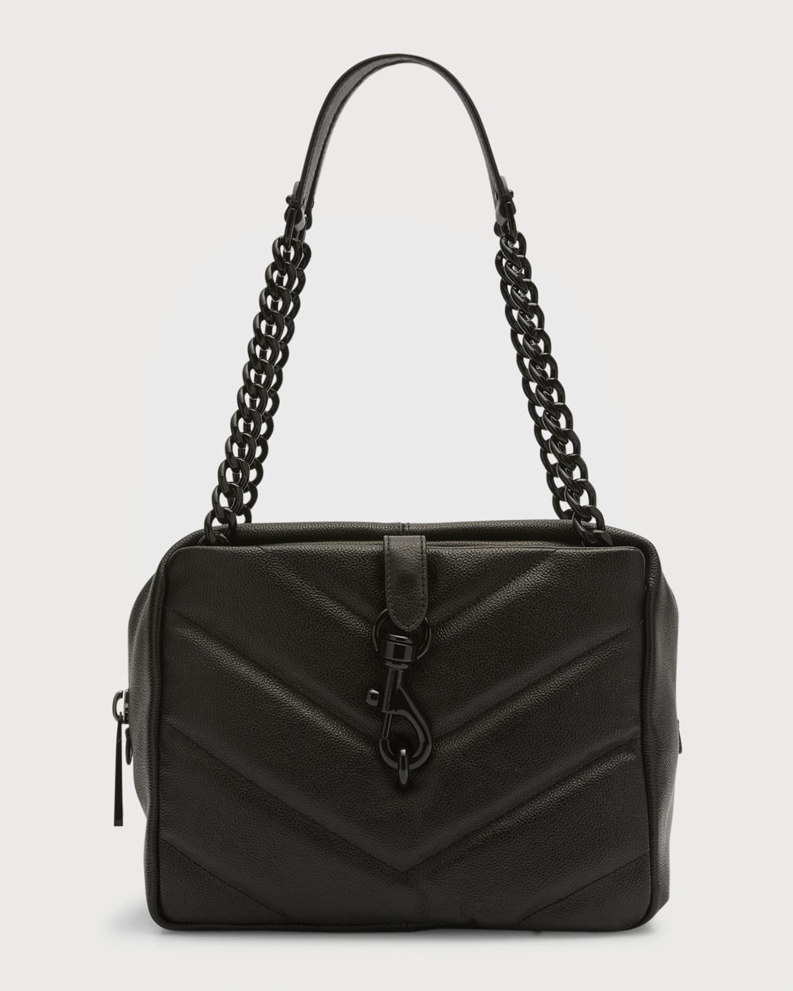 Rebecca Minkoff Edie Maxi Zip Leather Shoulder Bag Neiman Marcus