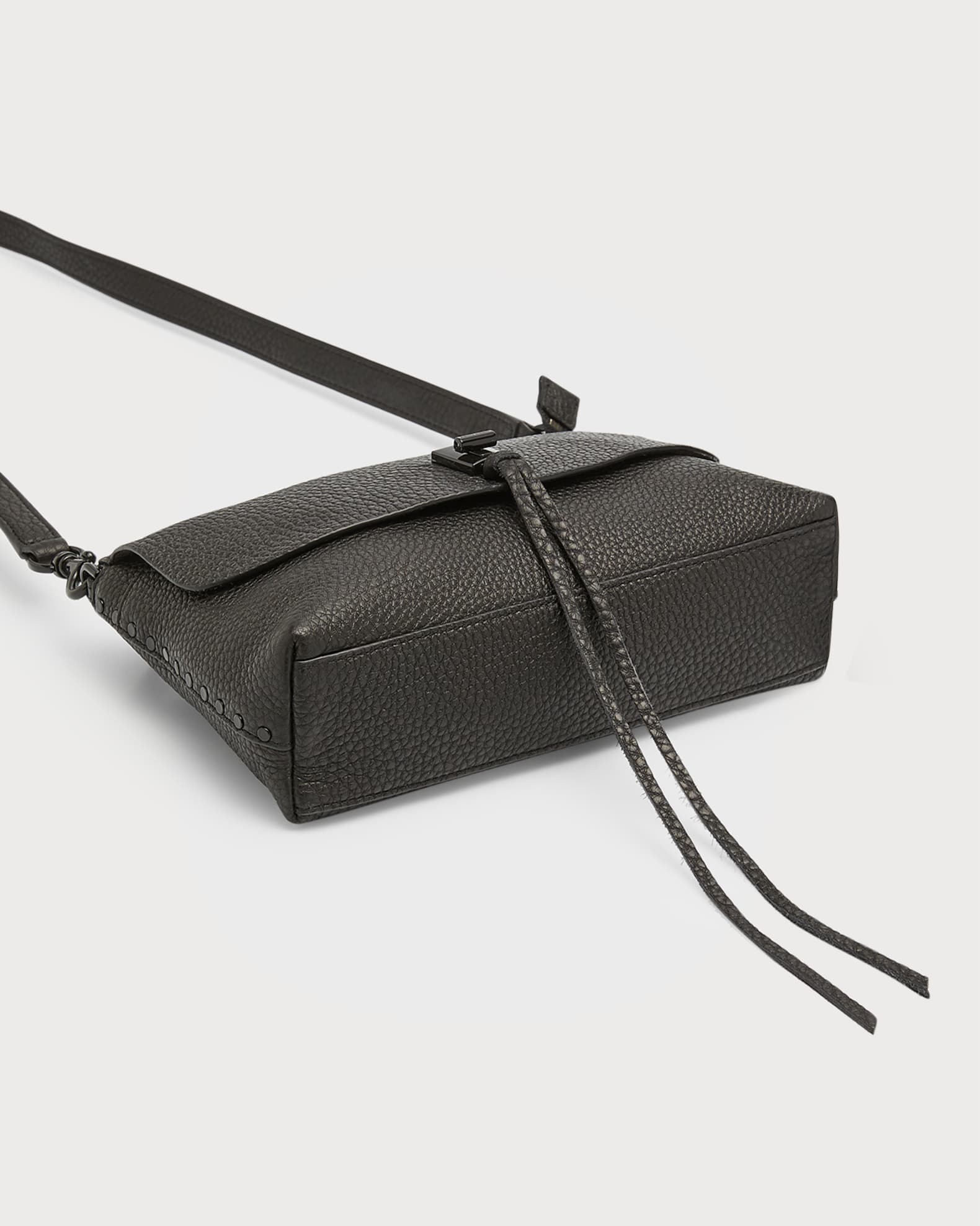 Darren Zip Leather Crossbody Bag 1