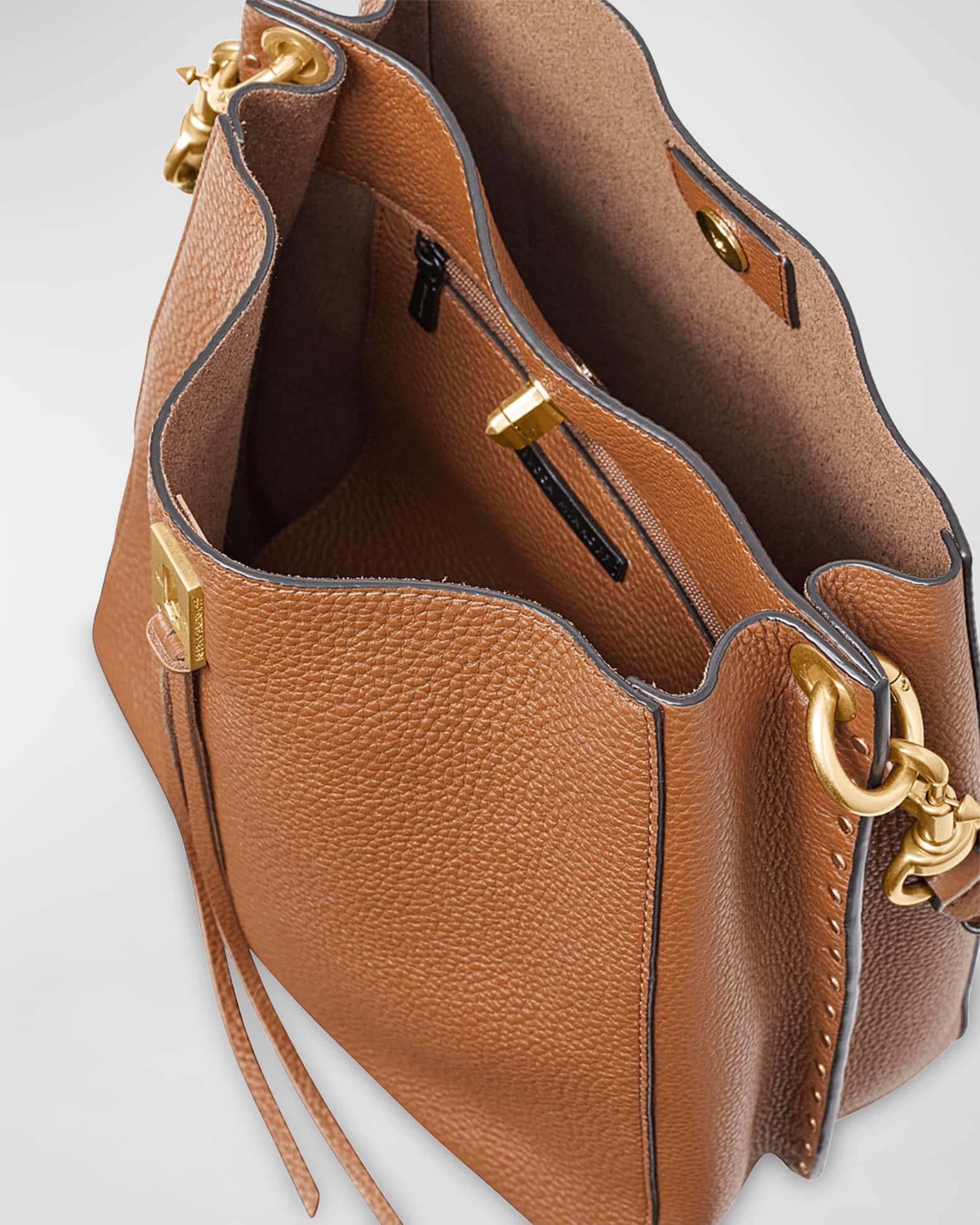 Rebecca Minkoff Darren Calf Leather Shoulder Bag Neiman Marcus