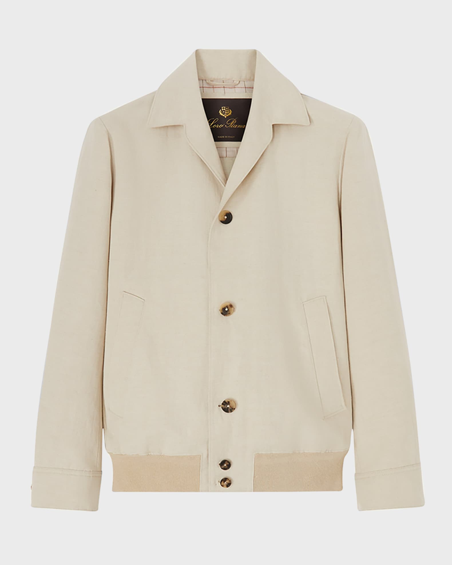 LOUIS VUITTON bomber jacket / size L / ITALY, Cotton, wool, cashmere.